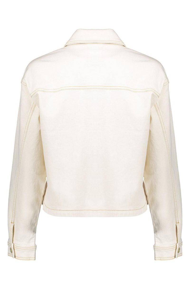 Geisha Jeans jacket Ecru-1 2