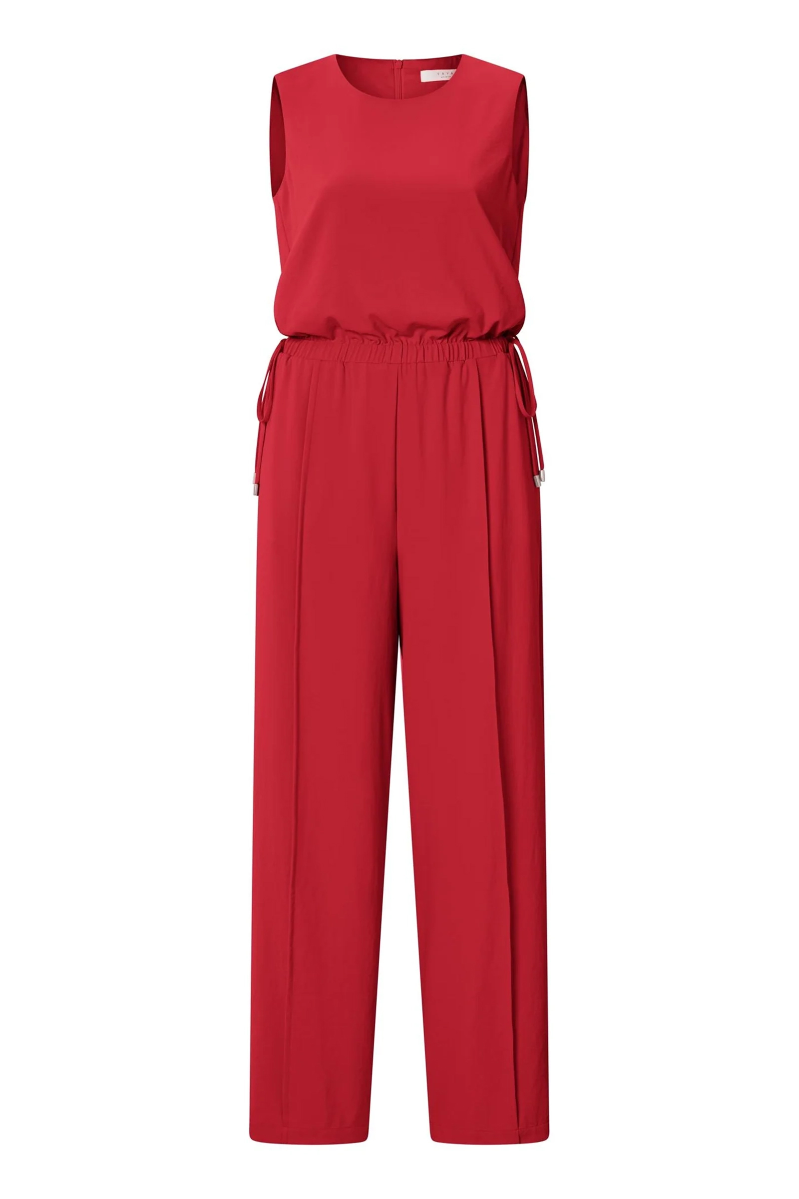 Dames jumpsuit/tuinbroek rood