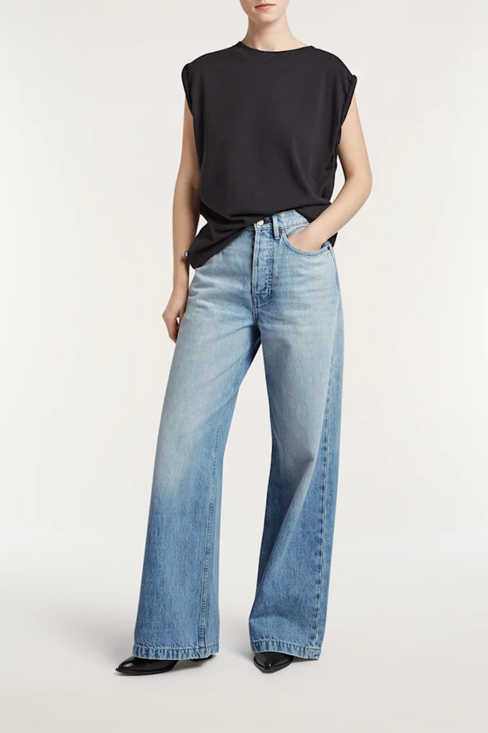 Dames jeans blauw