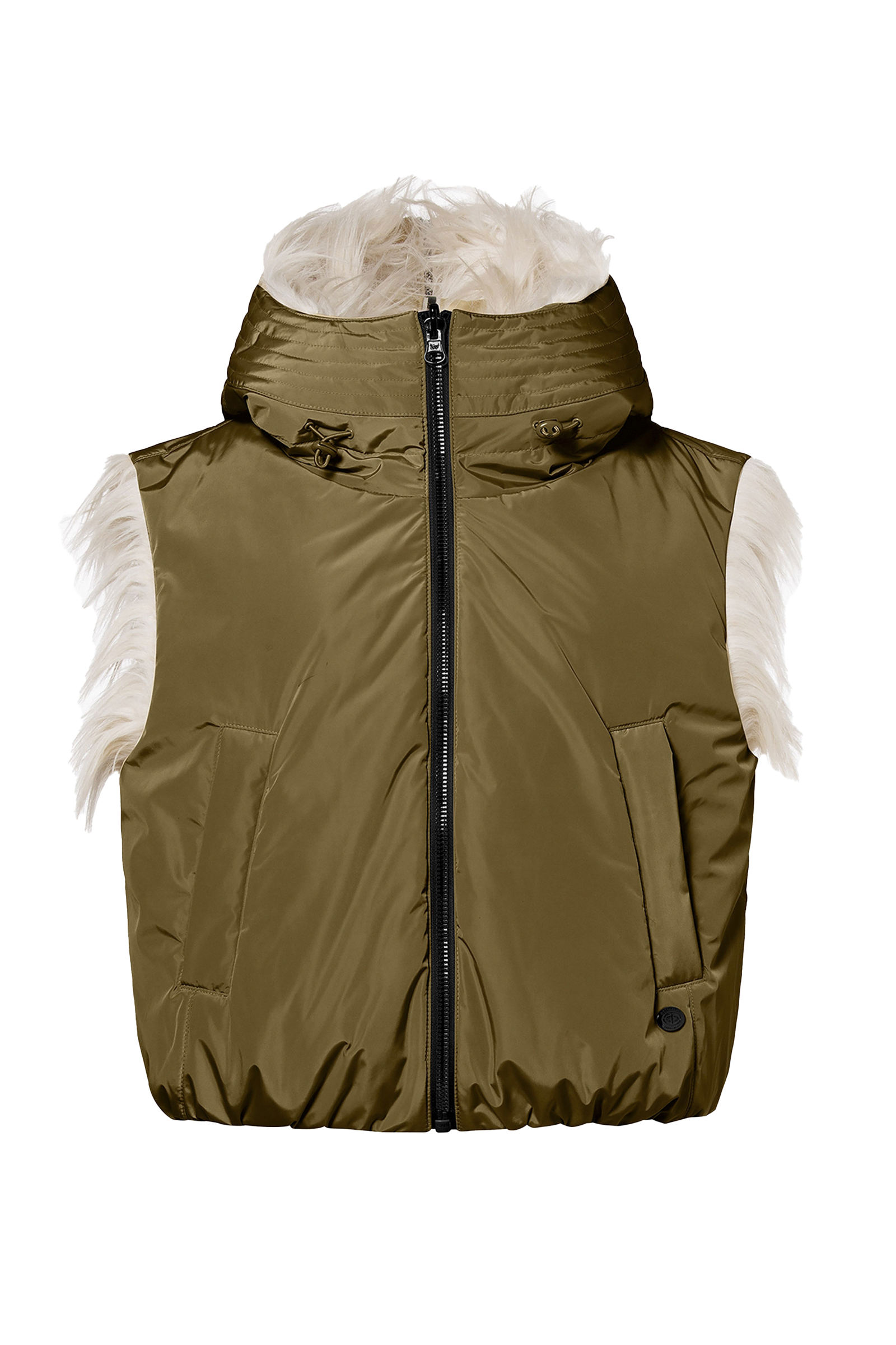Casual dames bodywarmer groen