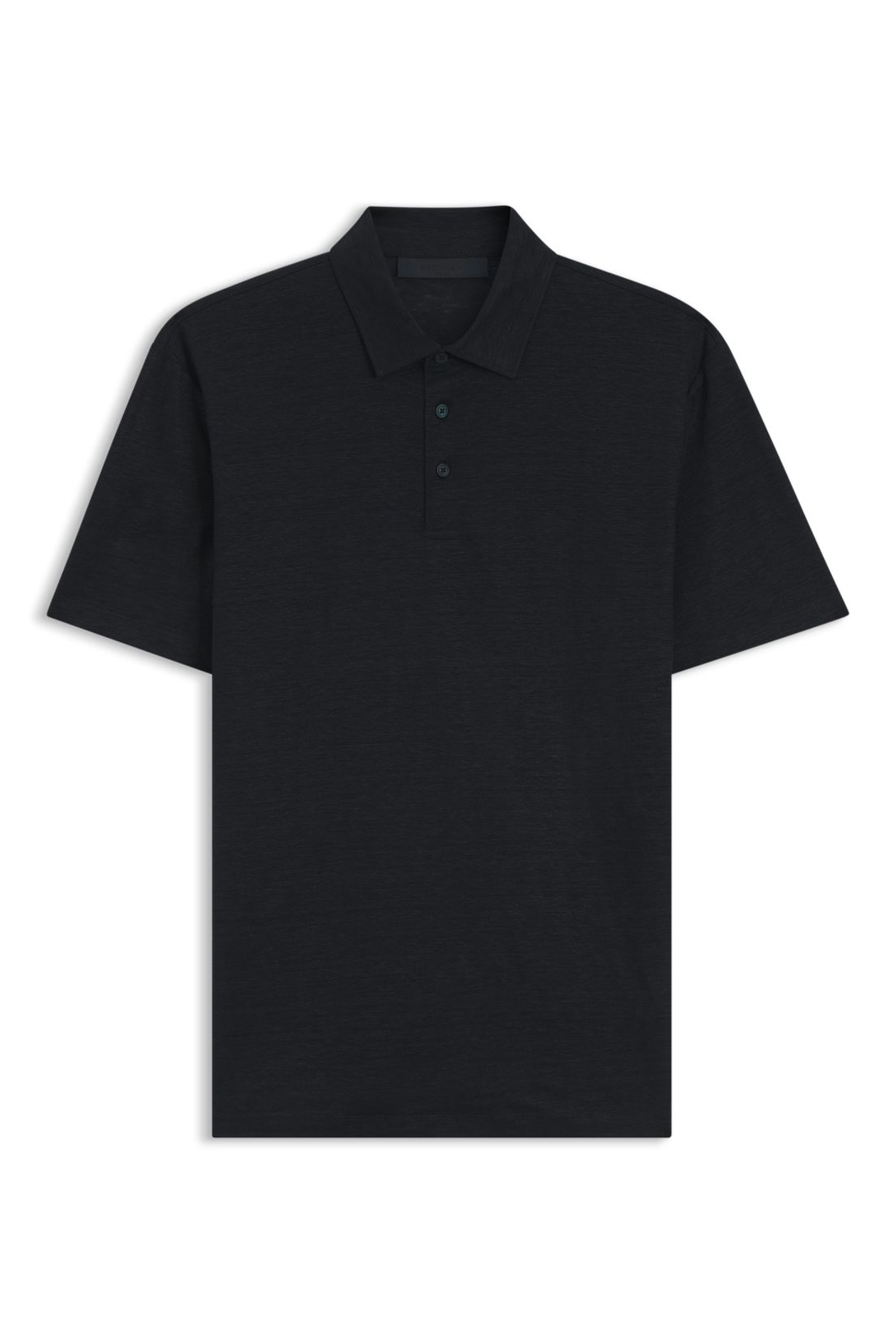 Heren polo korte mouw blauw