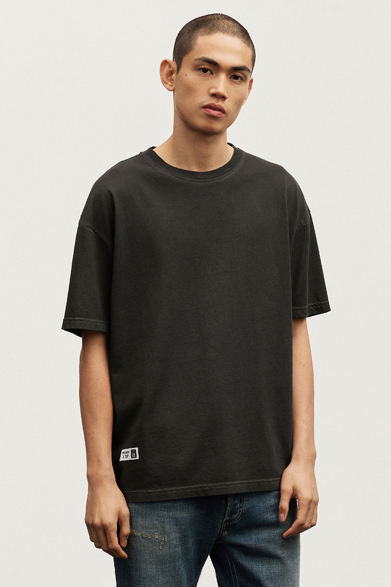 Heren t-shirt kortemouw zwart