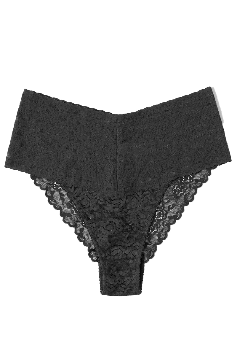 Lace Laboratory Lingerie dames slip  Zwart-1 1
