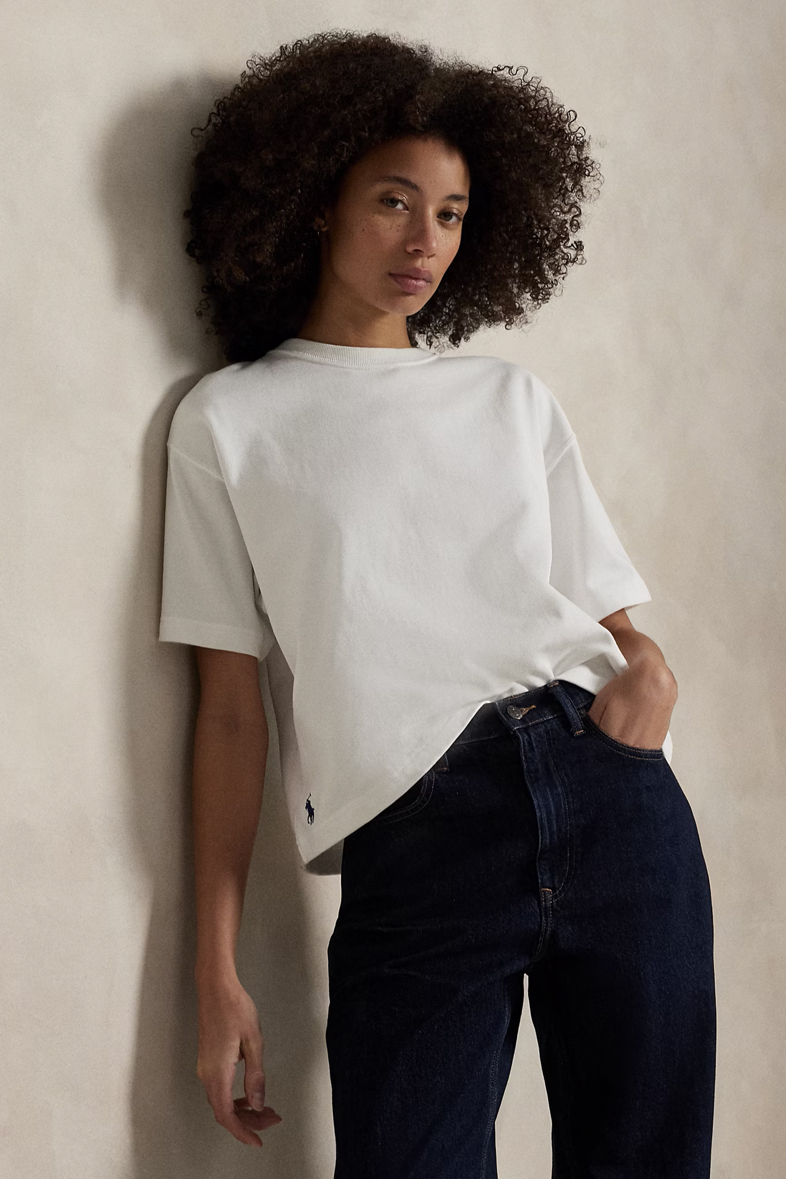Dames t-shirt korte mouw wit