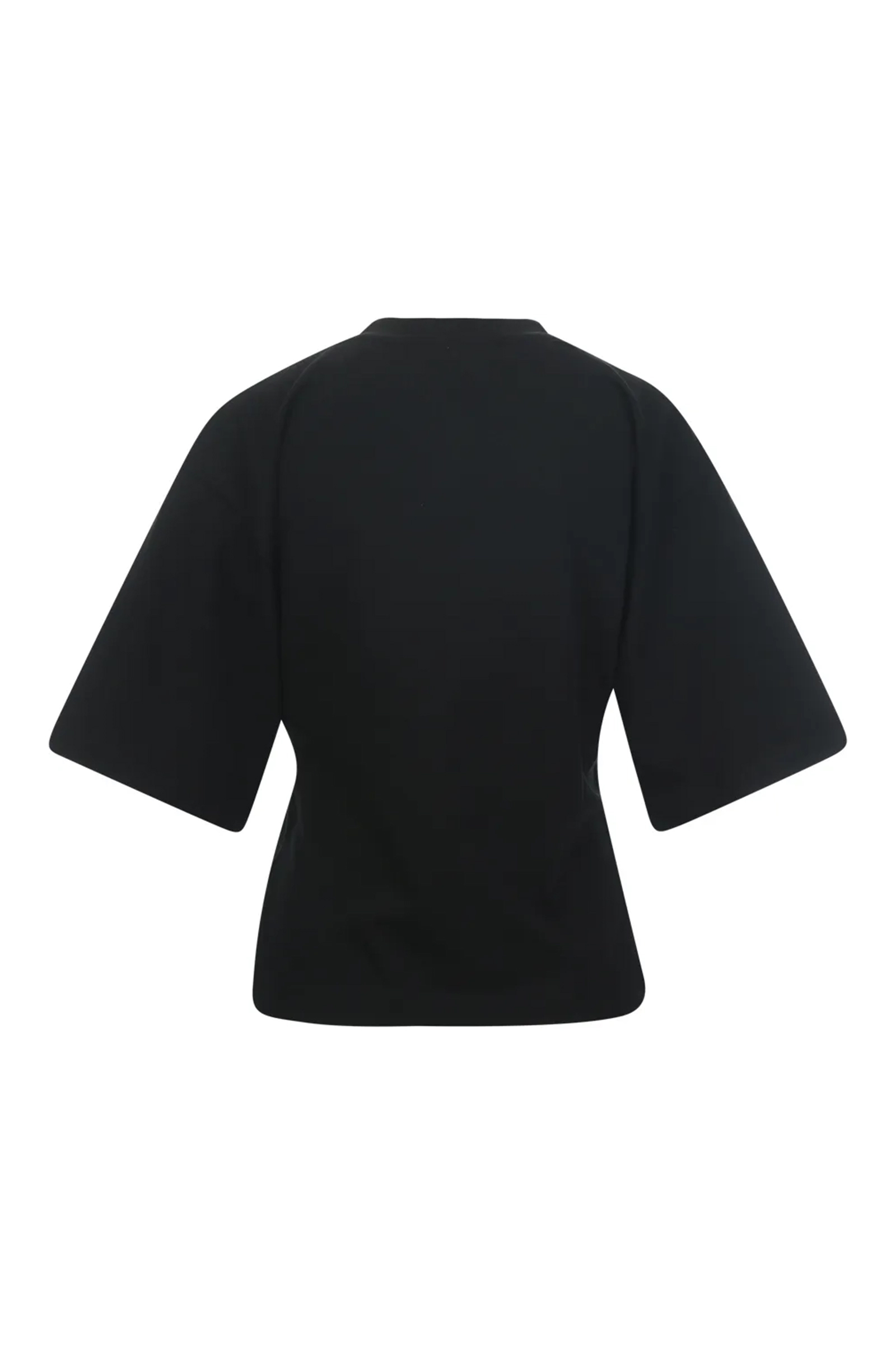 Dames t-shirt korte mouw zwart