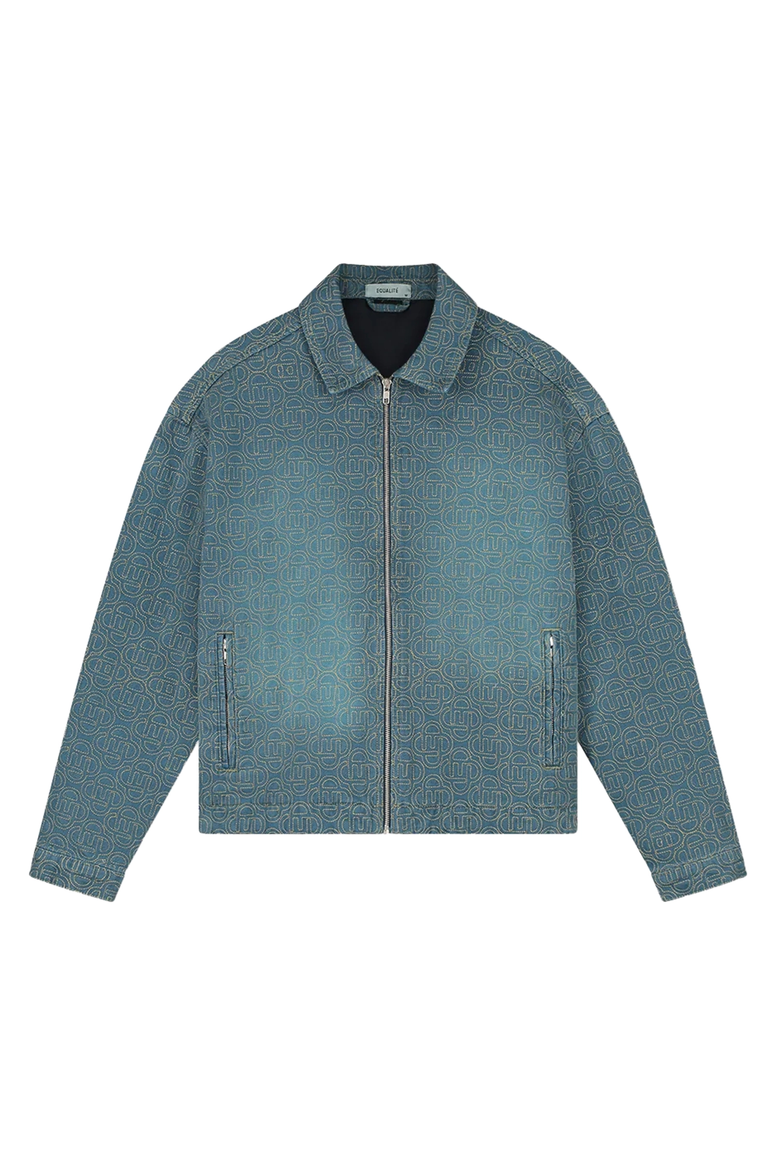 Heren overshirt blauw
