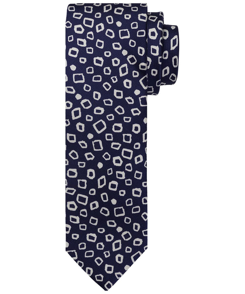 Profuomo TIE SILK PRINT NAVY 00286425 Diversen-4 1