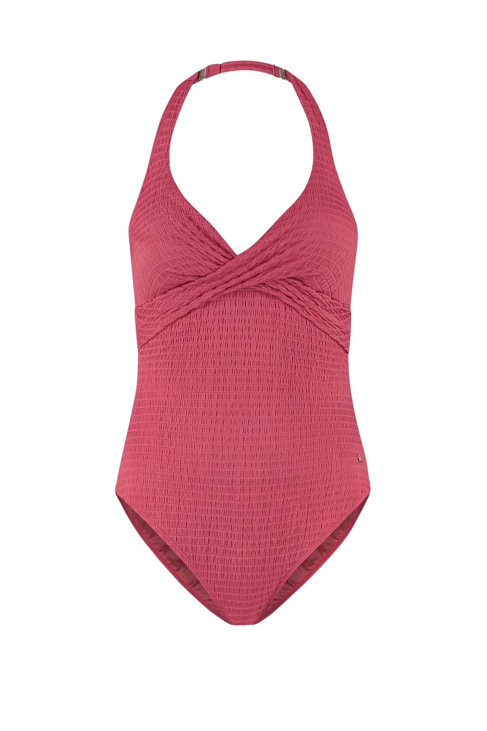 Bad/beach dames badpak modecup rood