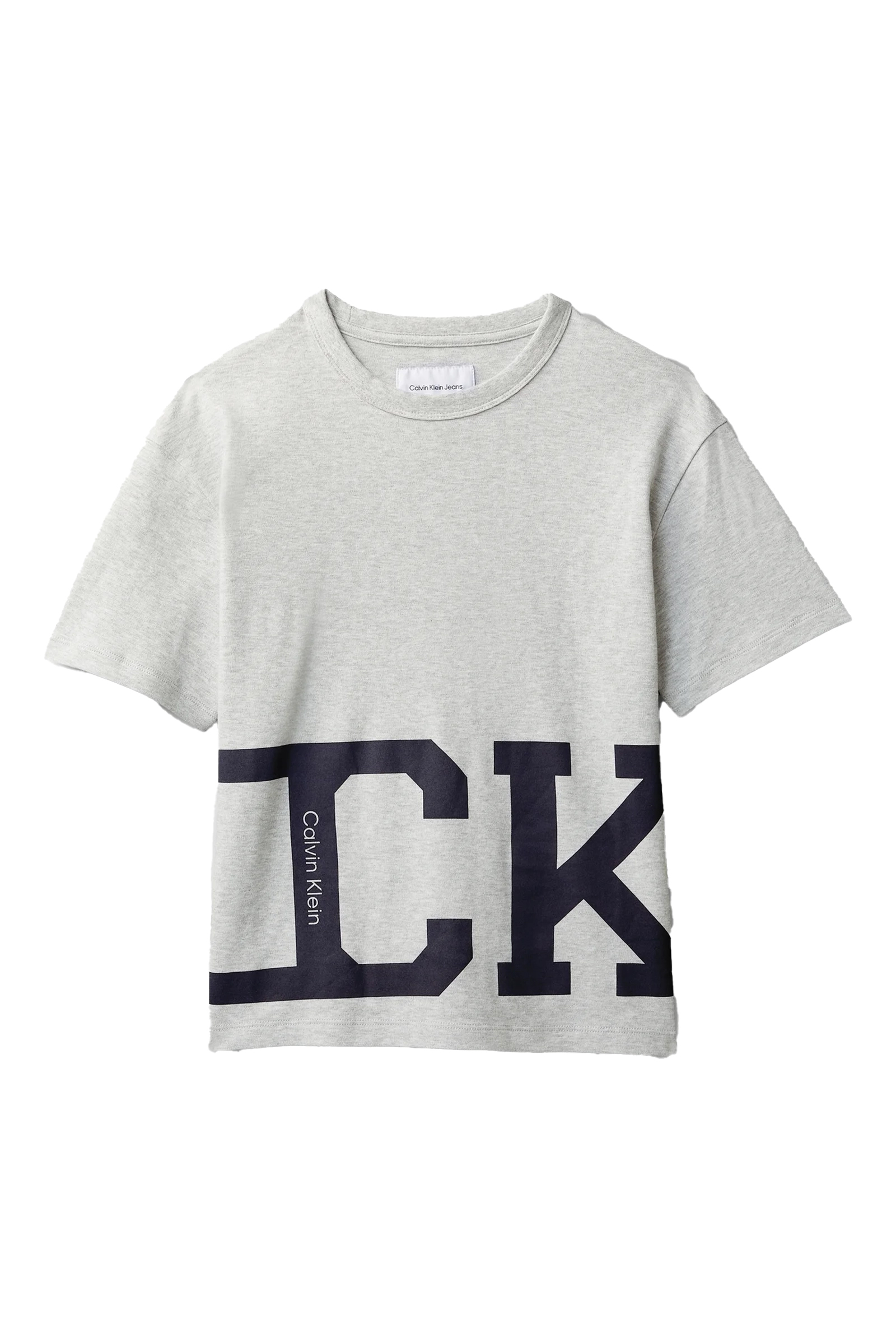 Jongens t-shirt korte mouw grijs