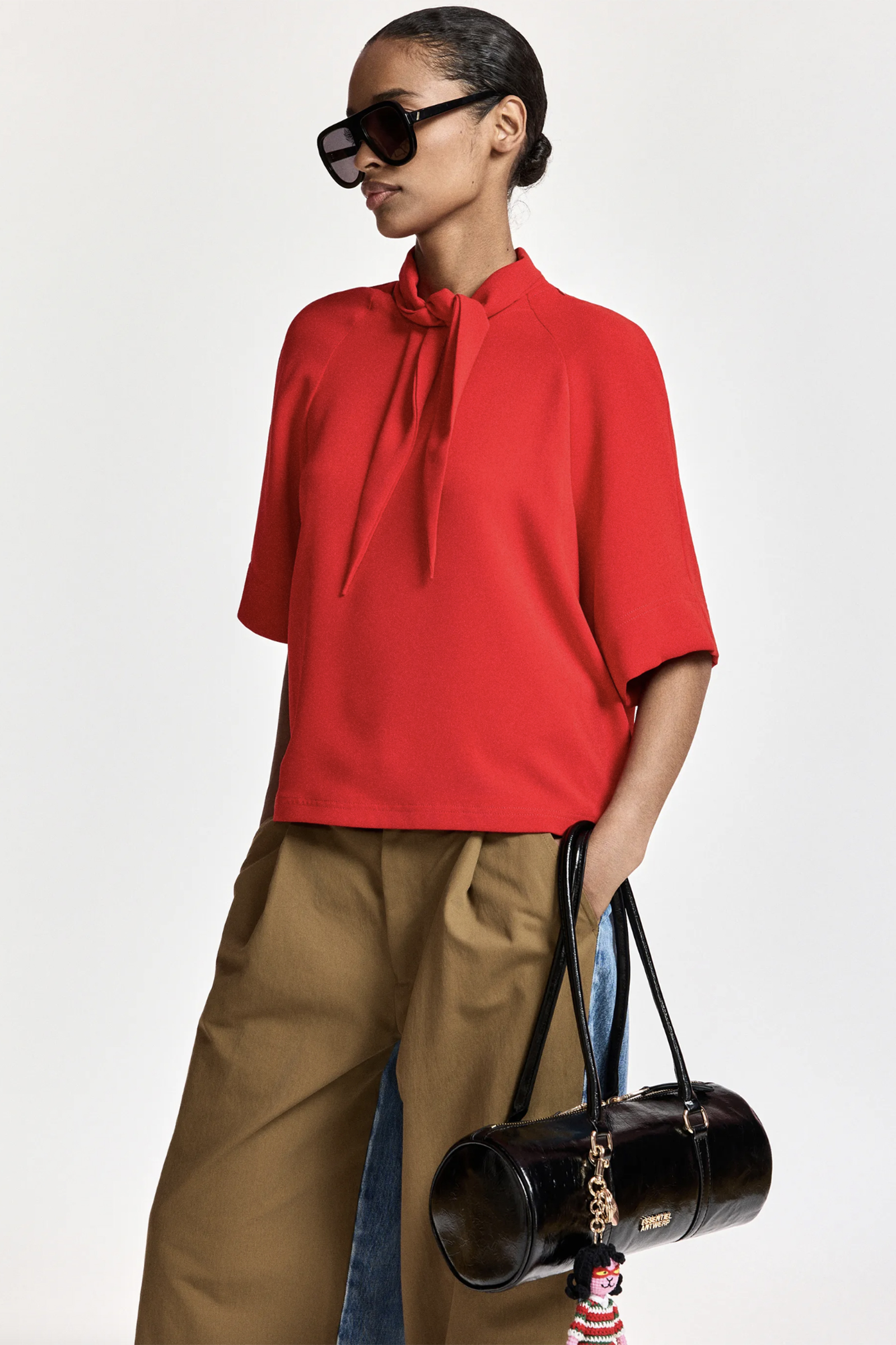 Dames top rood