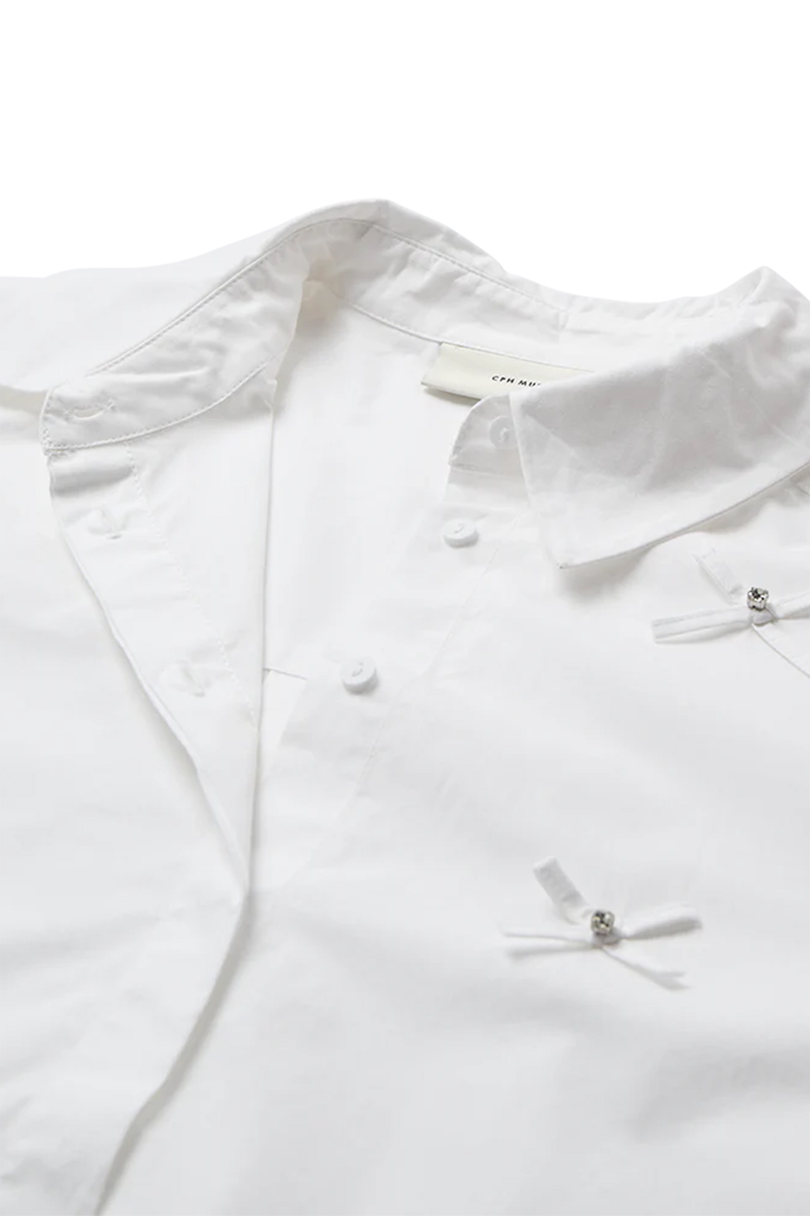 Dames blouse lange mouw wit