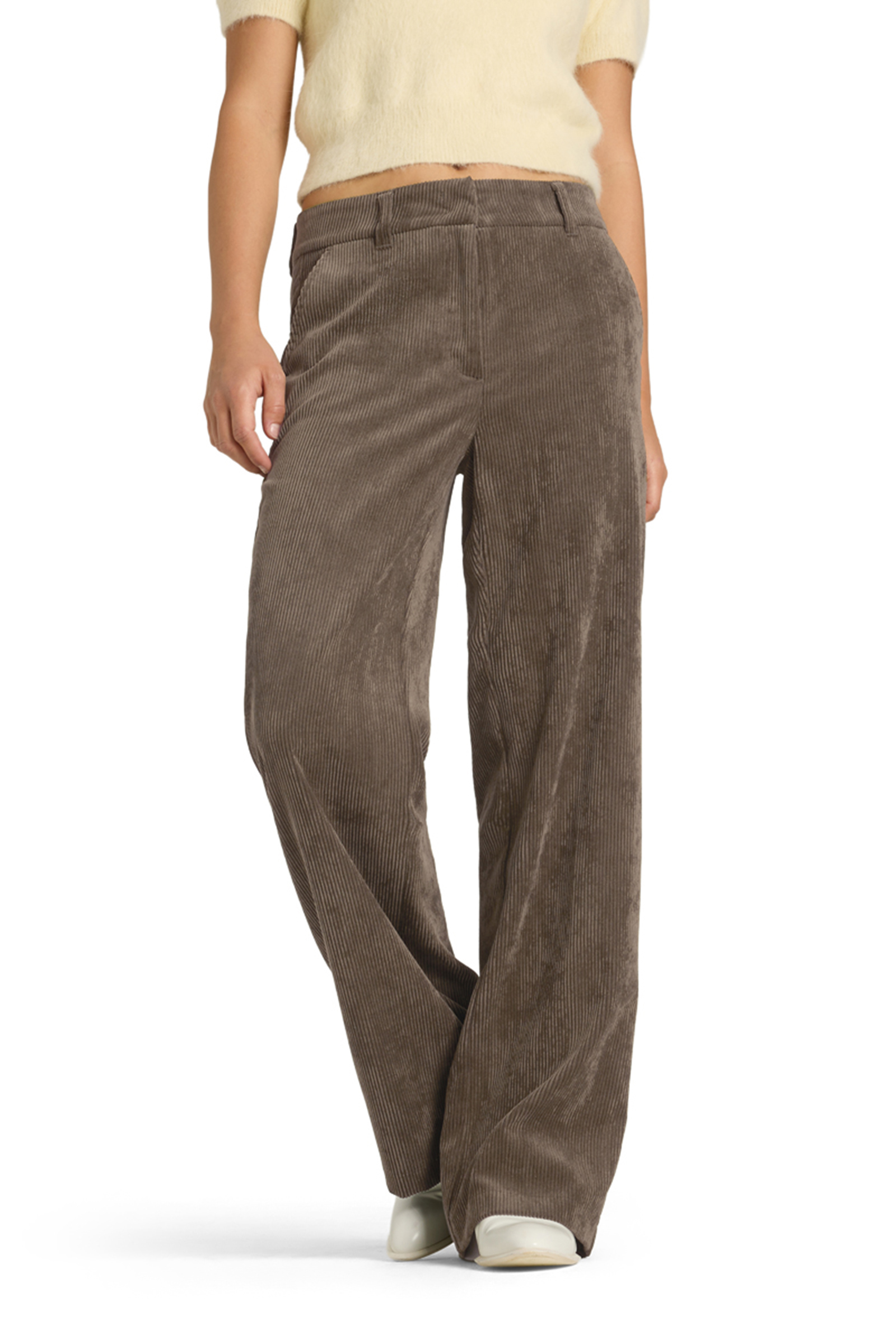 Dames broek bruin