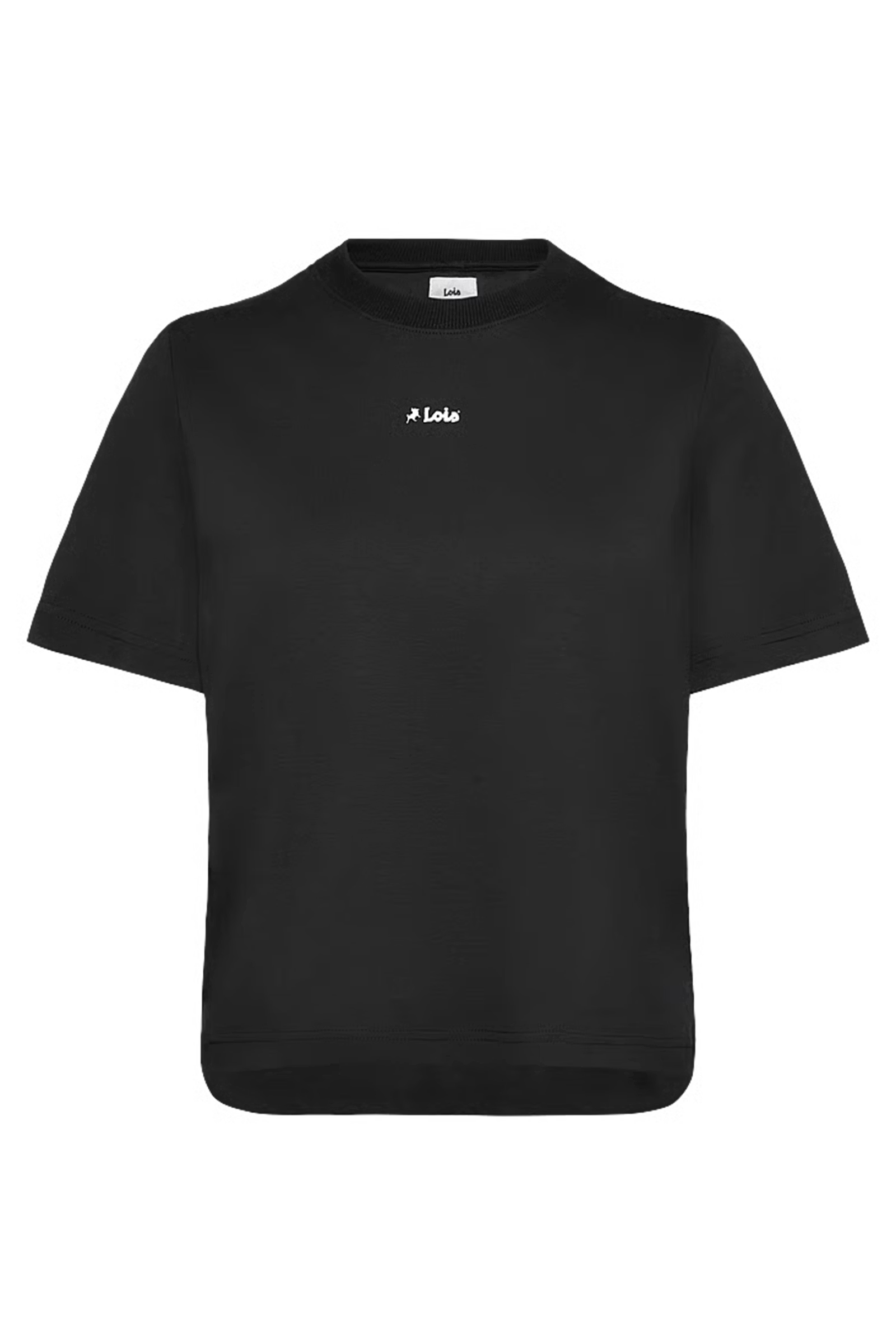 Dames t-shirt korte mouw zwart