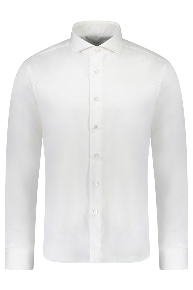 Heren overhemd lm dressual wit