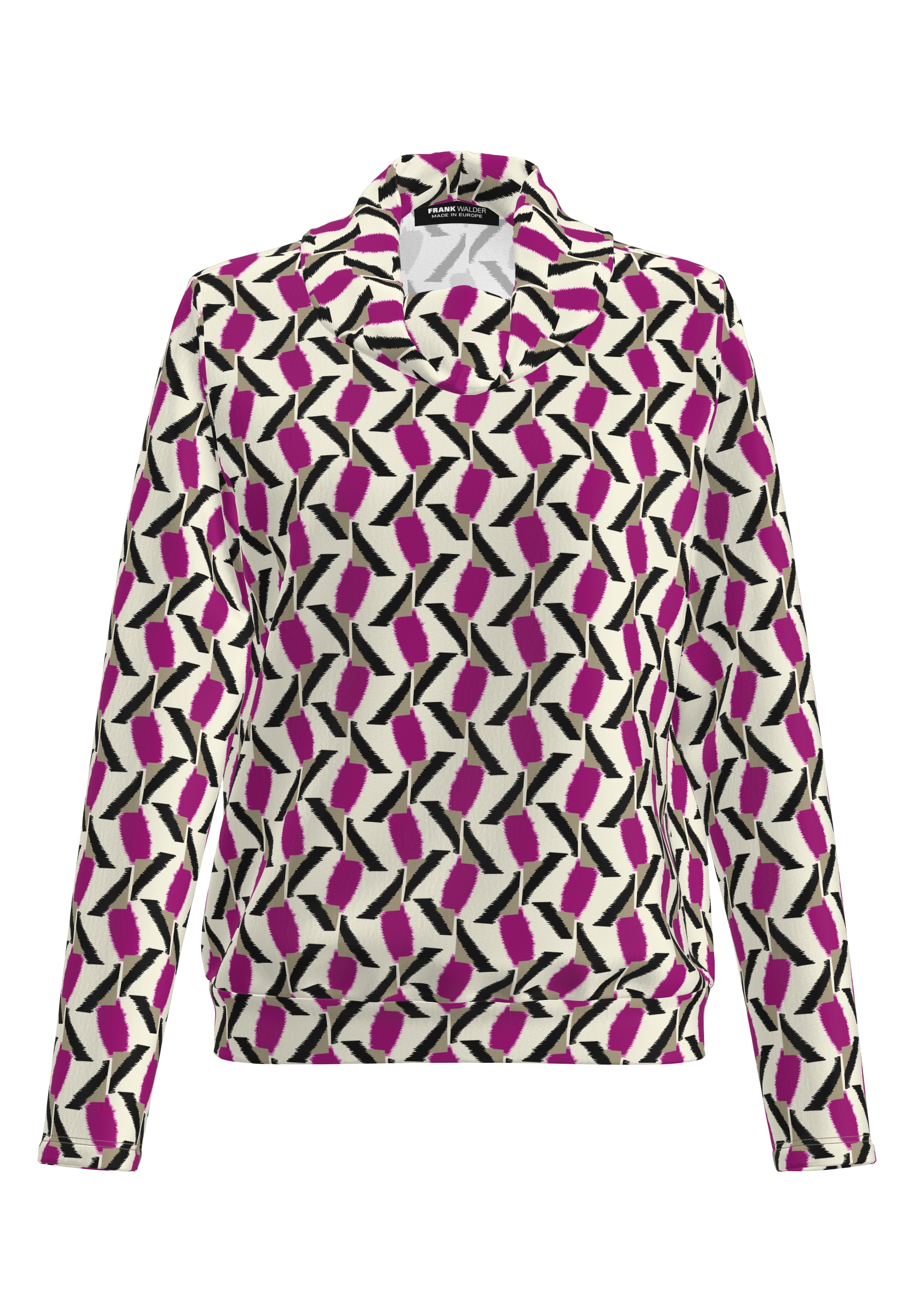Dames t-shirt lange mouw rood