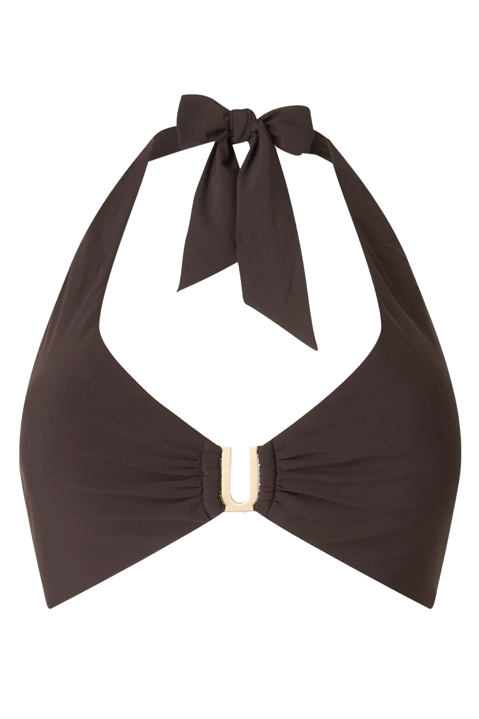 Bad/beach dames bikini top bruin