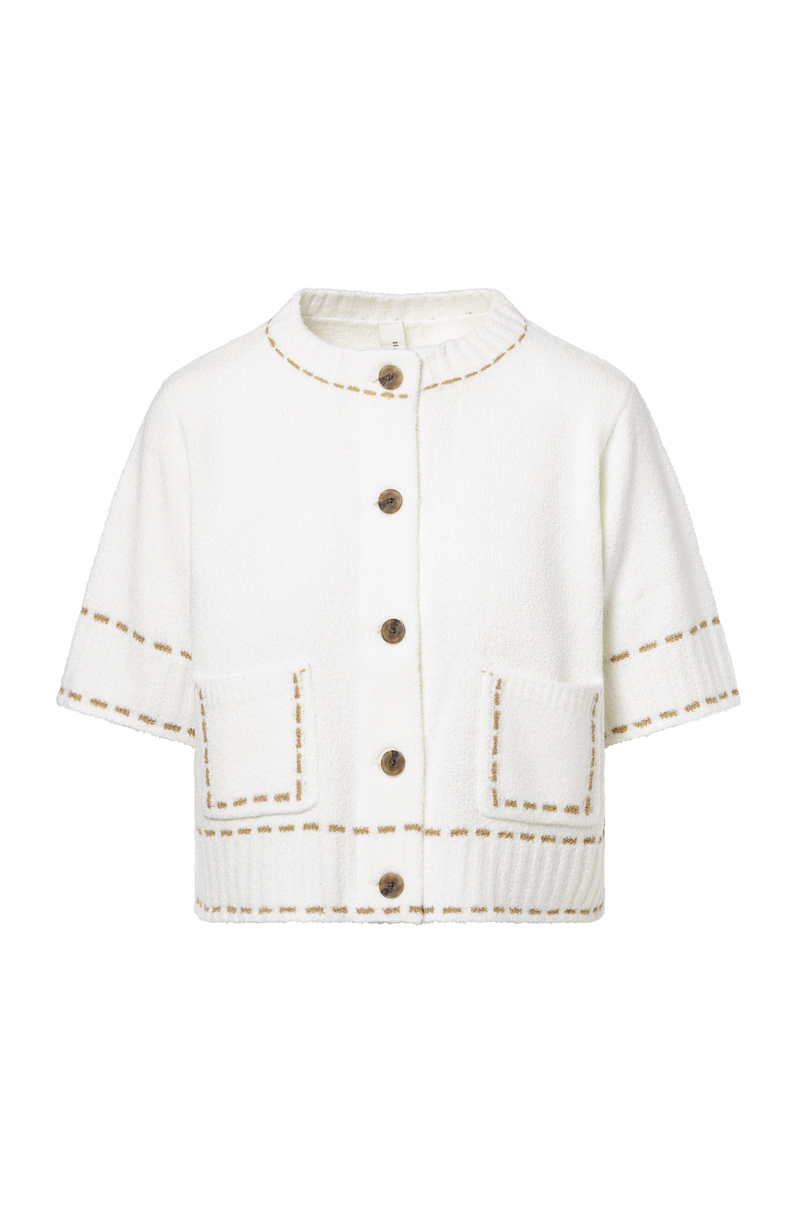 Dames vest bruin