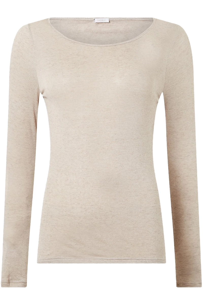 Lingerie dames t shirt lm bruin