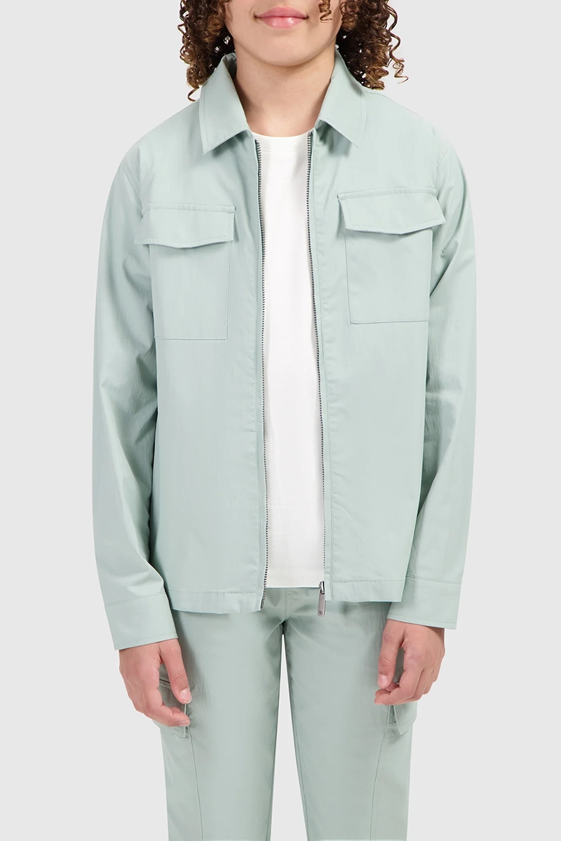 Ballin Regular fit cargo shirt Groen-1 2