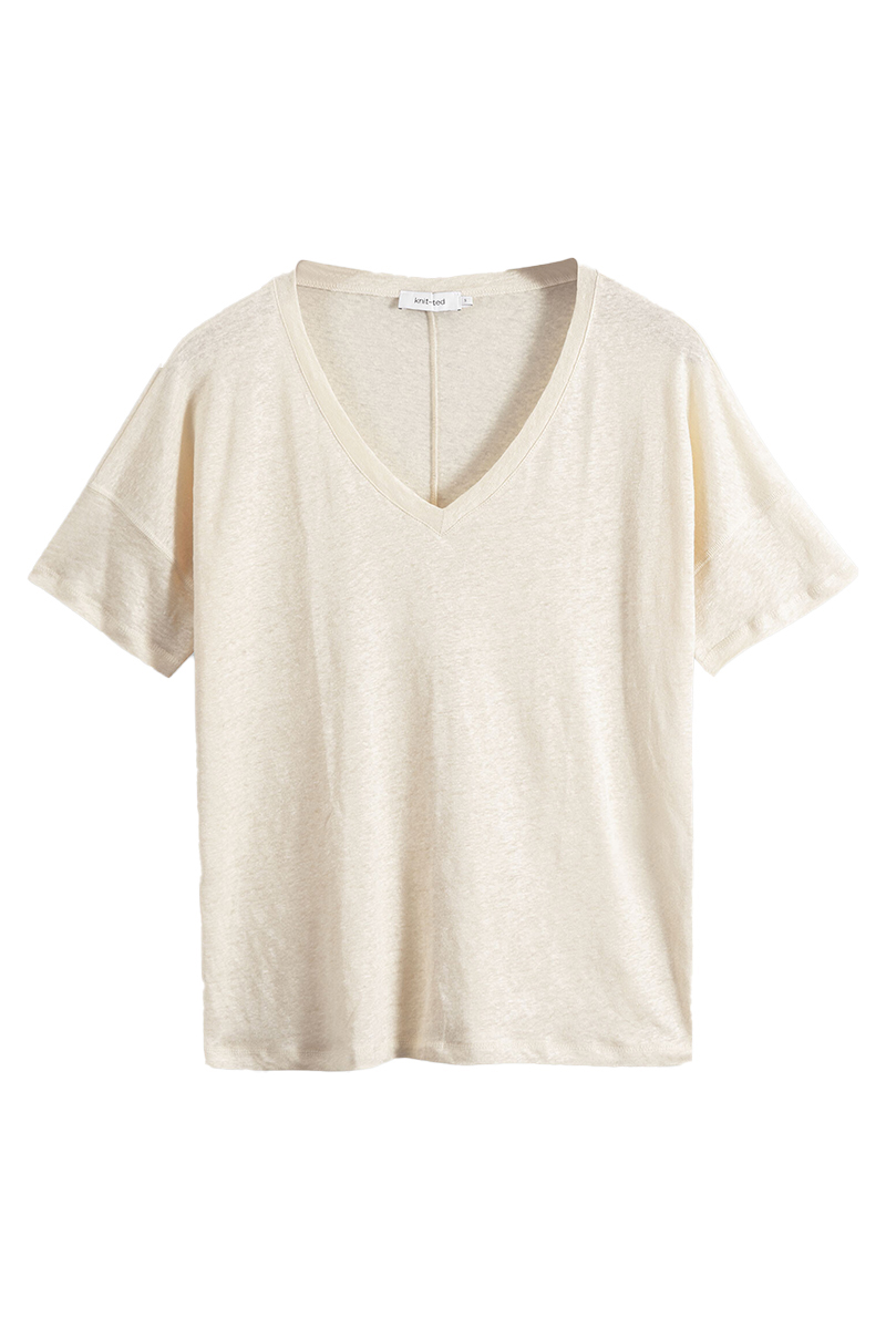 Knit-Ted Emily bruin/beige-1 1