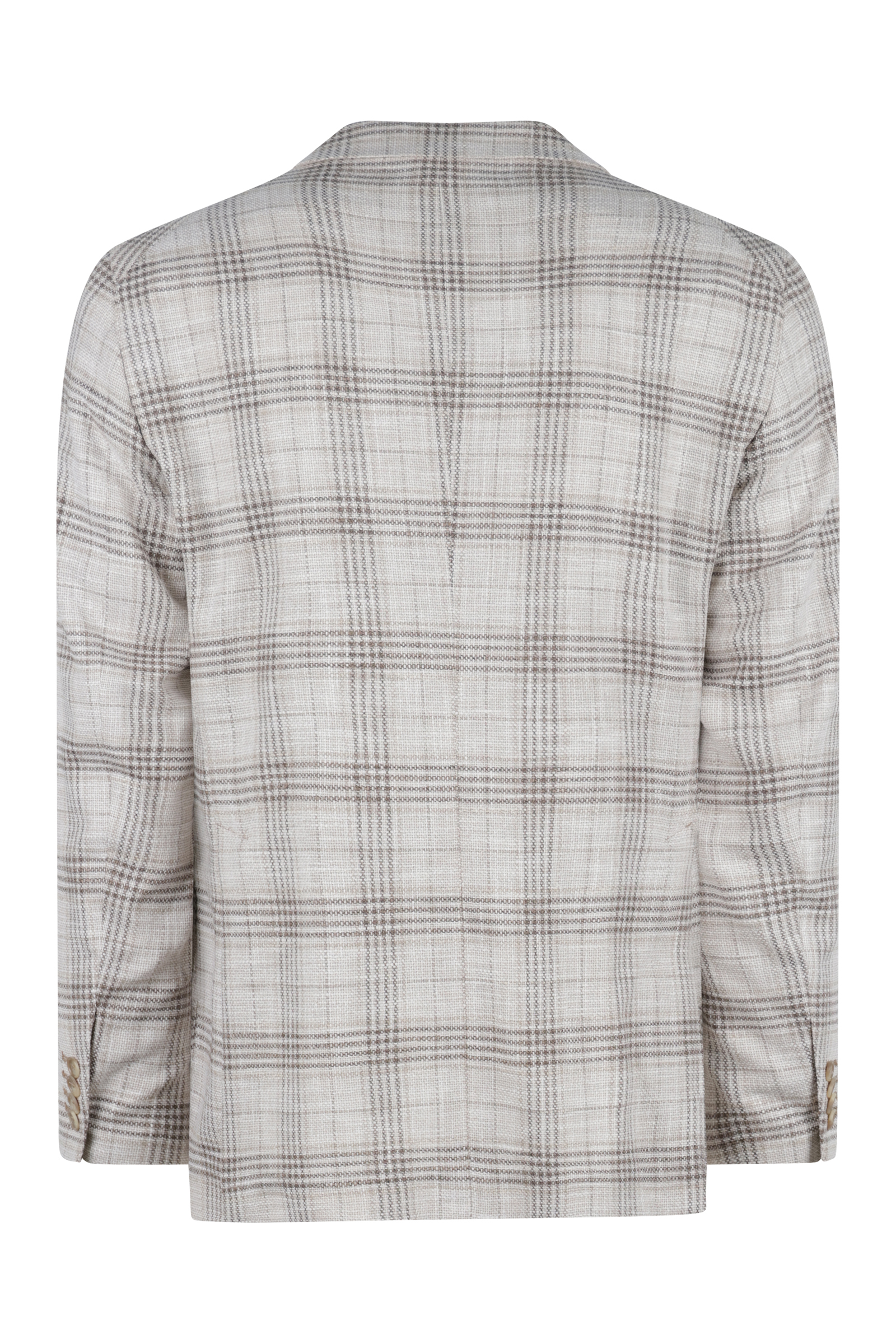 Tagliatore Lana Seta Cotone bruin/beige-1 2