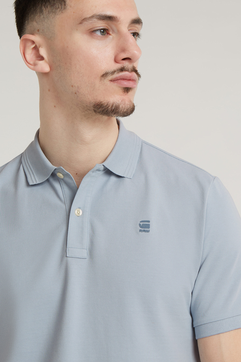 G-Star Dunda slim polo s\s Blauw-1 3