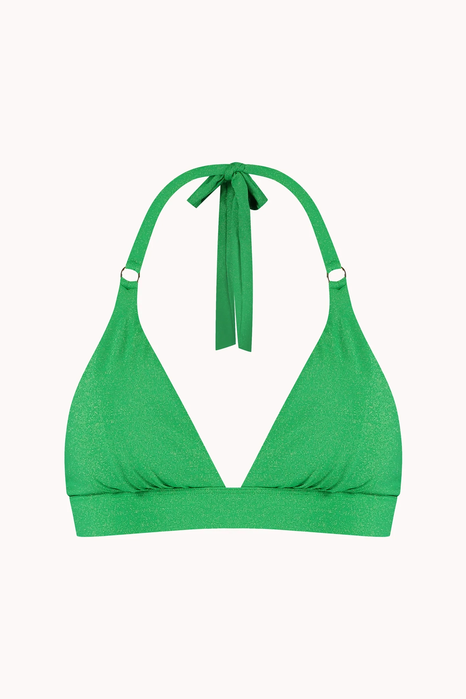 Bad/beach dames bikini top groen