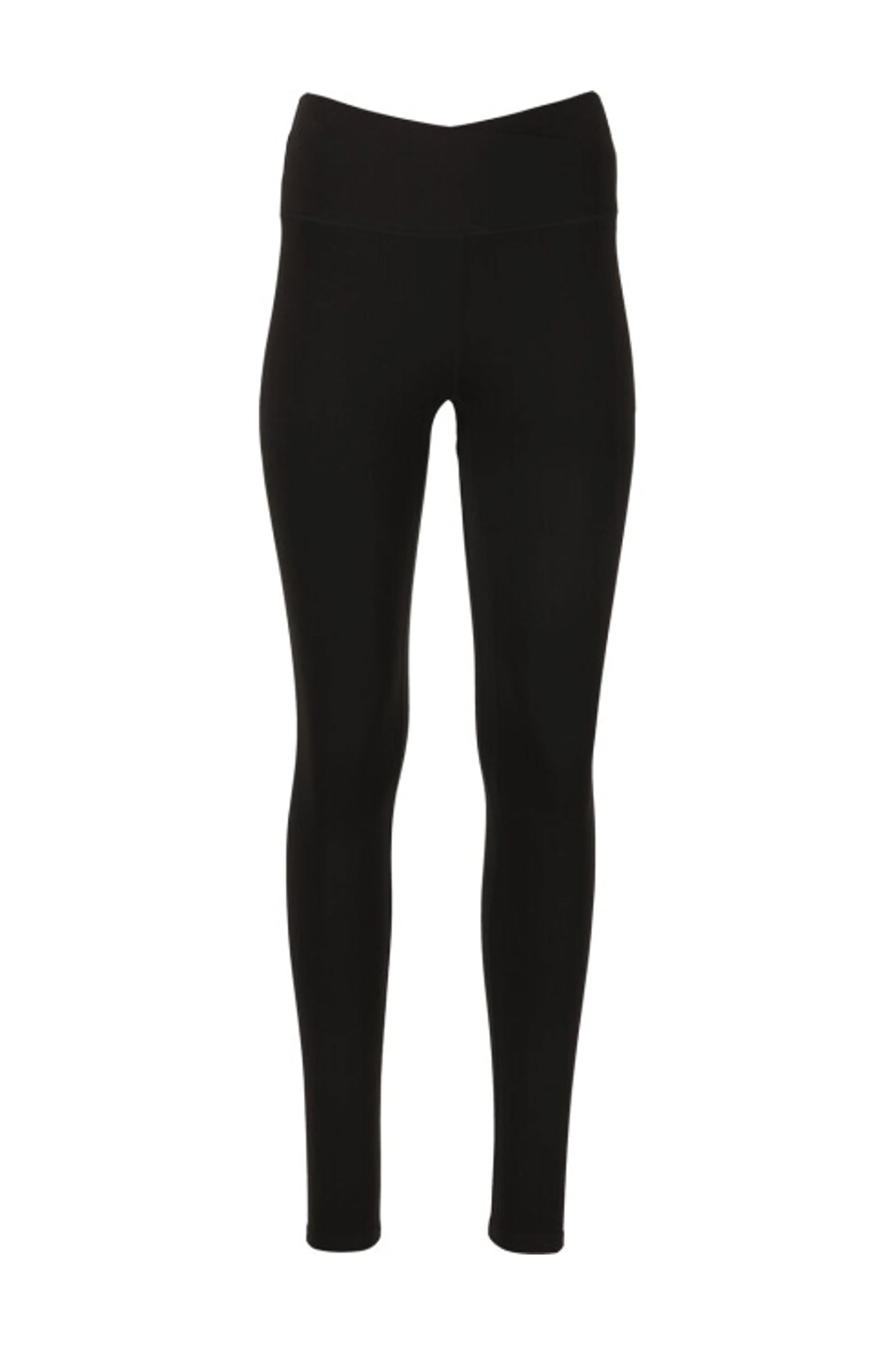 Fitness dames tight lang zwart