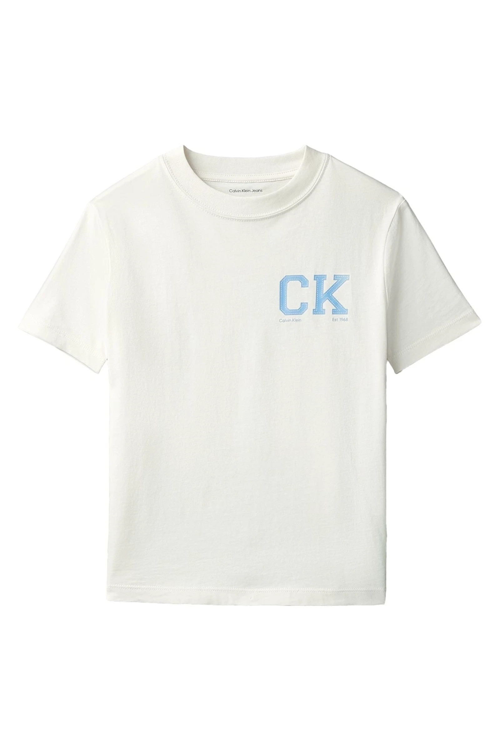 Jongens t-shirt korte mouw ecru