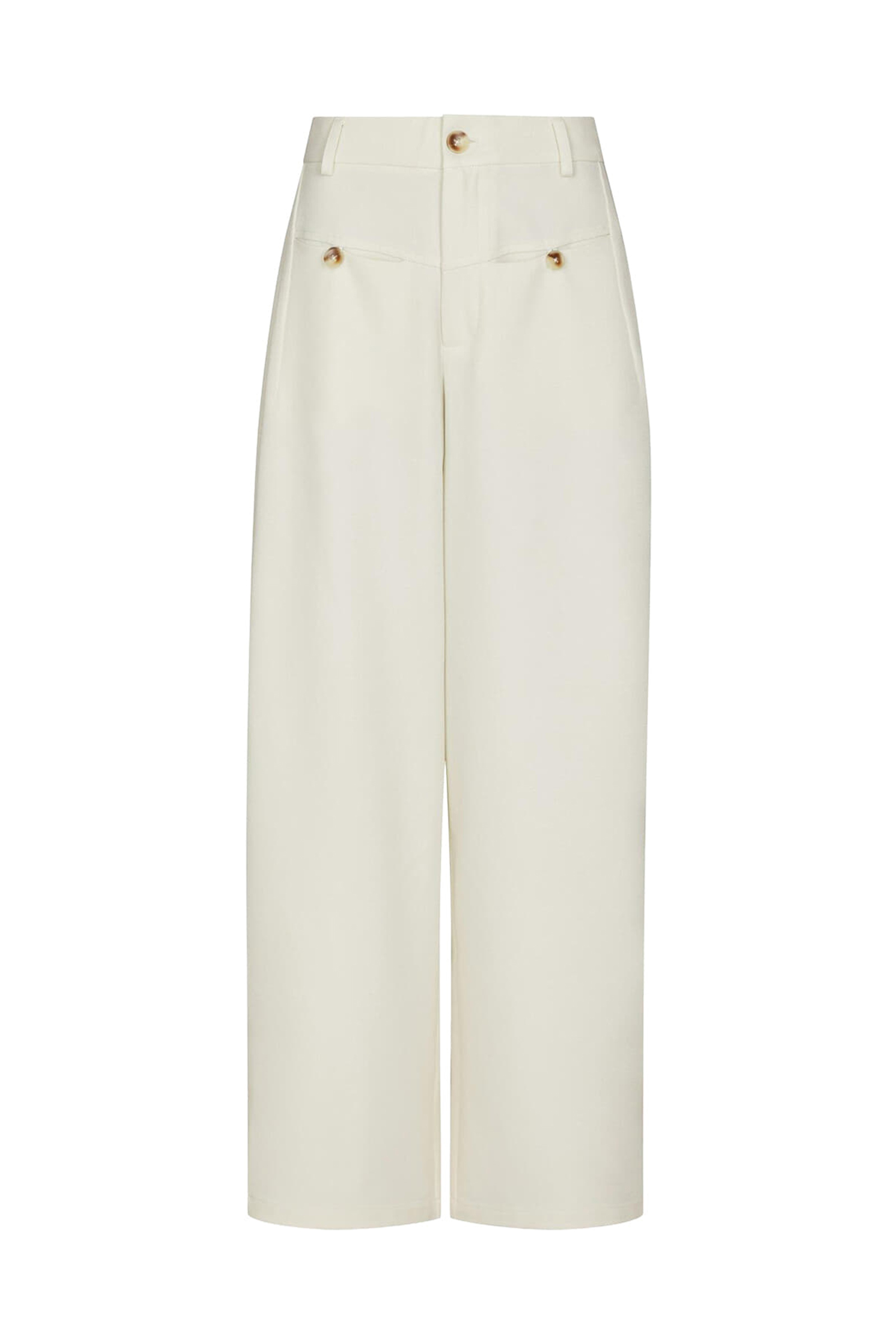 Dames broek ecru