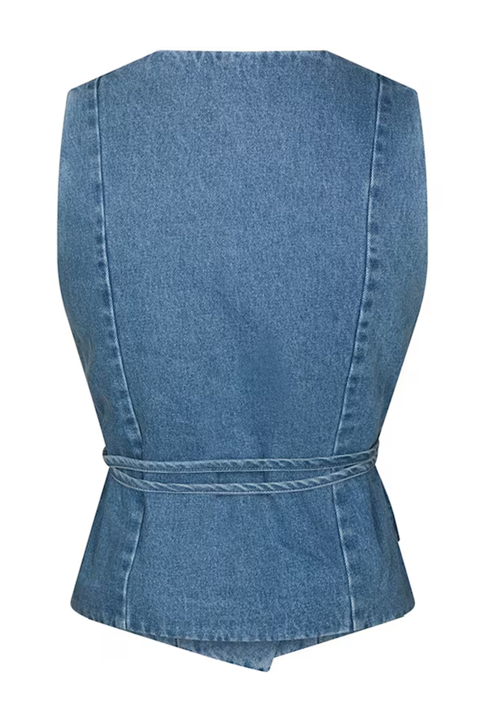 Dames gilet blauw