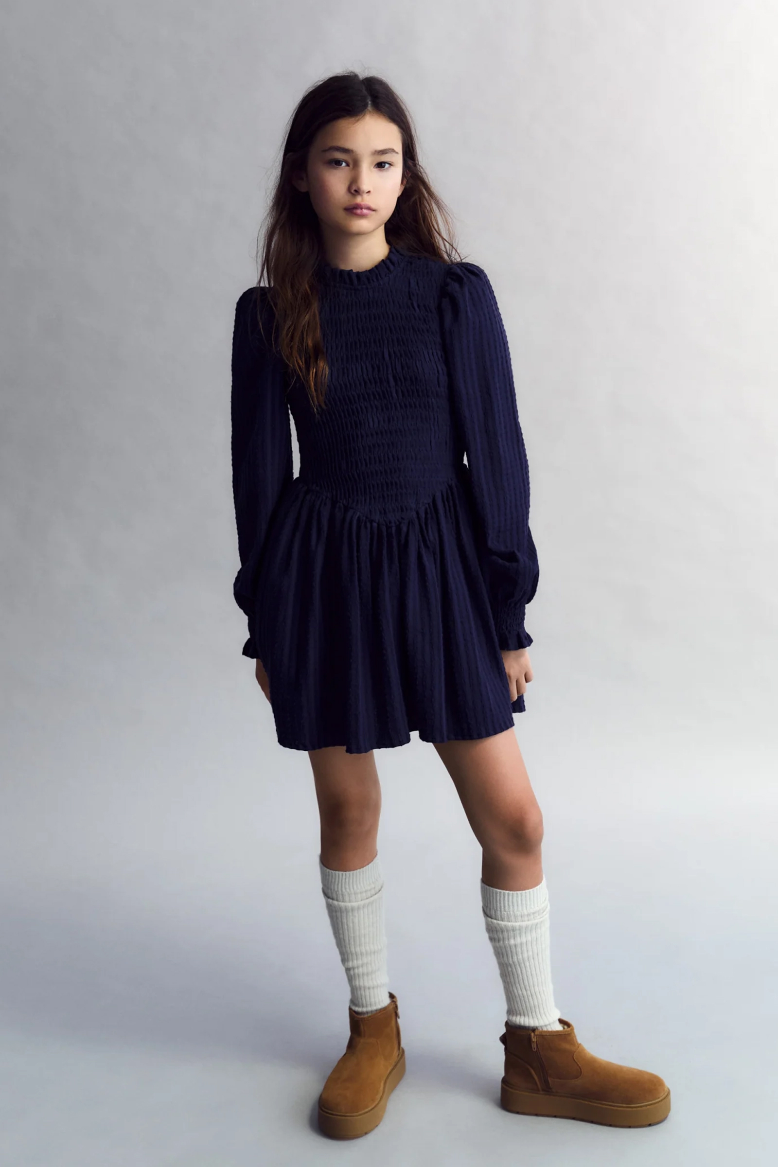 Meisjes jurk blauw