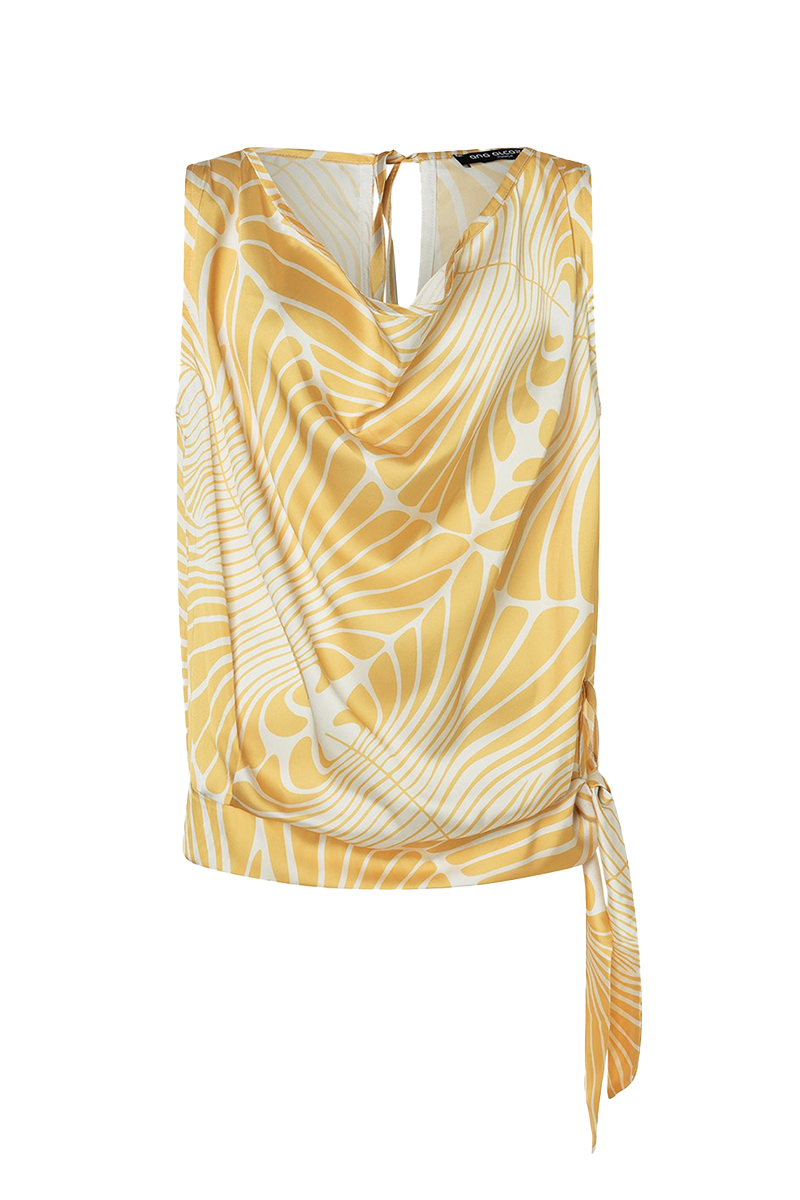 Dames top geel