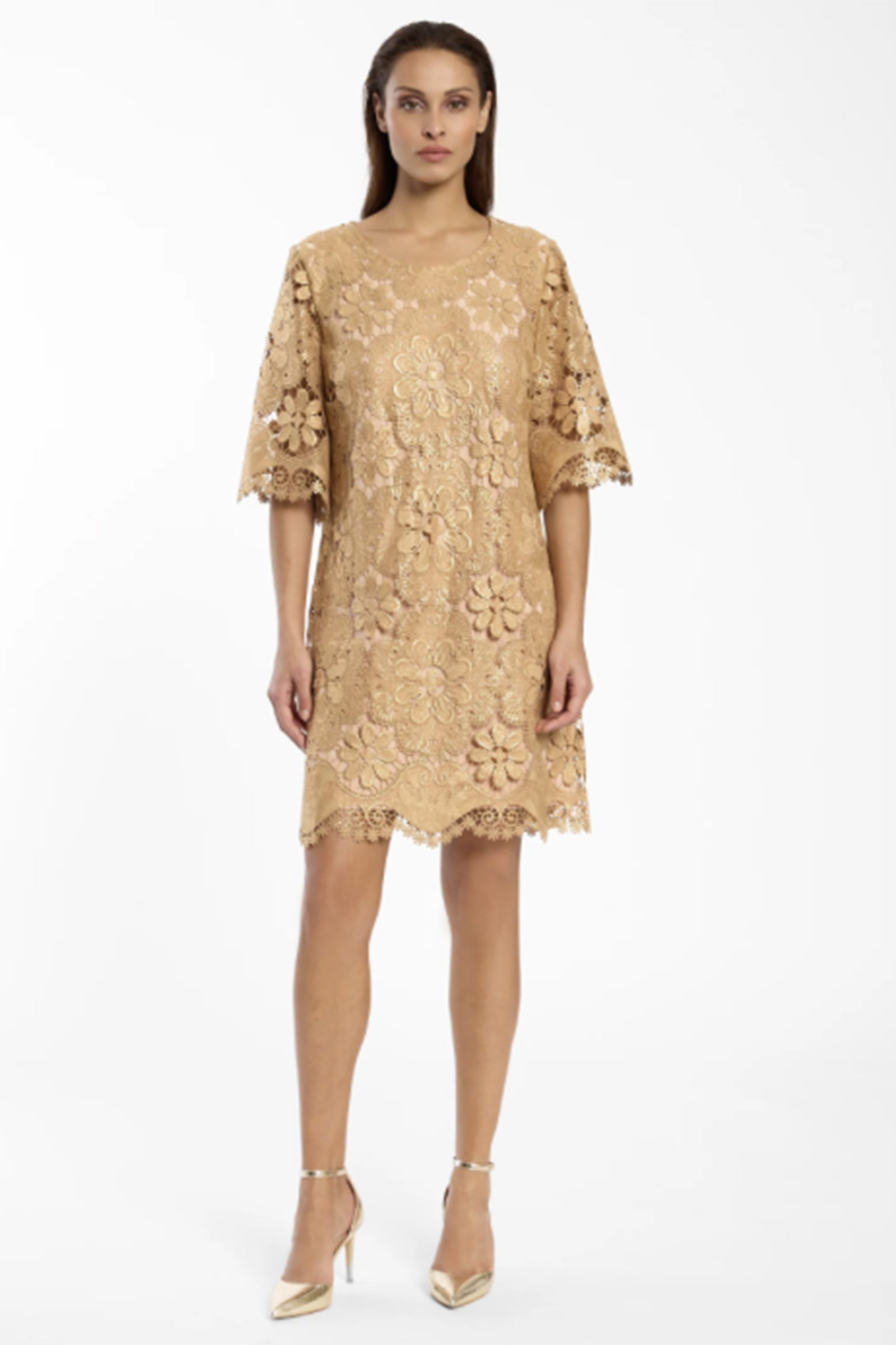 Dames jurk goud