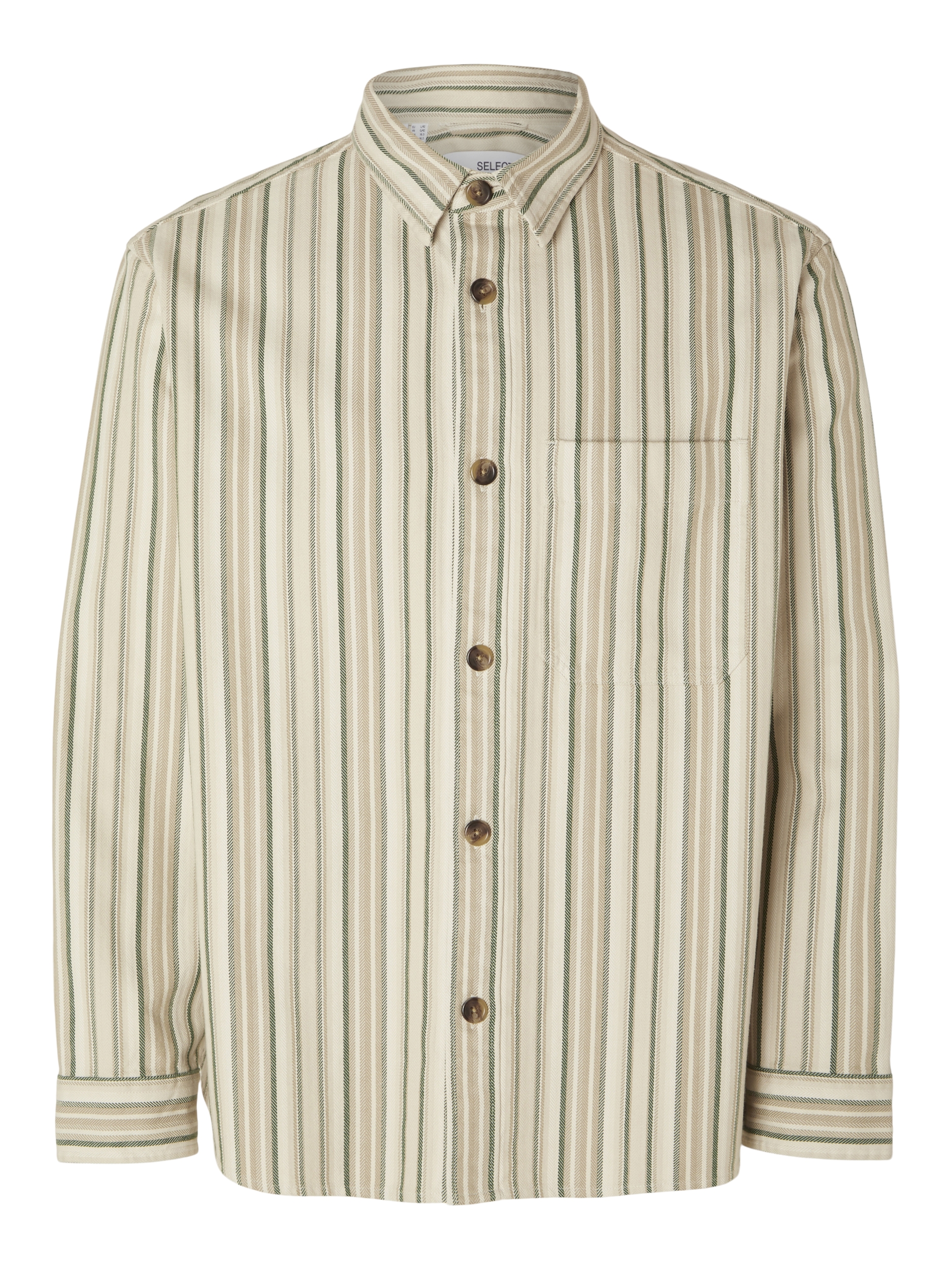 Heren overshirt geel