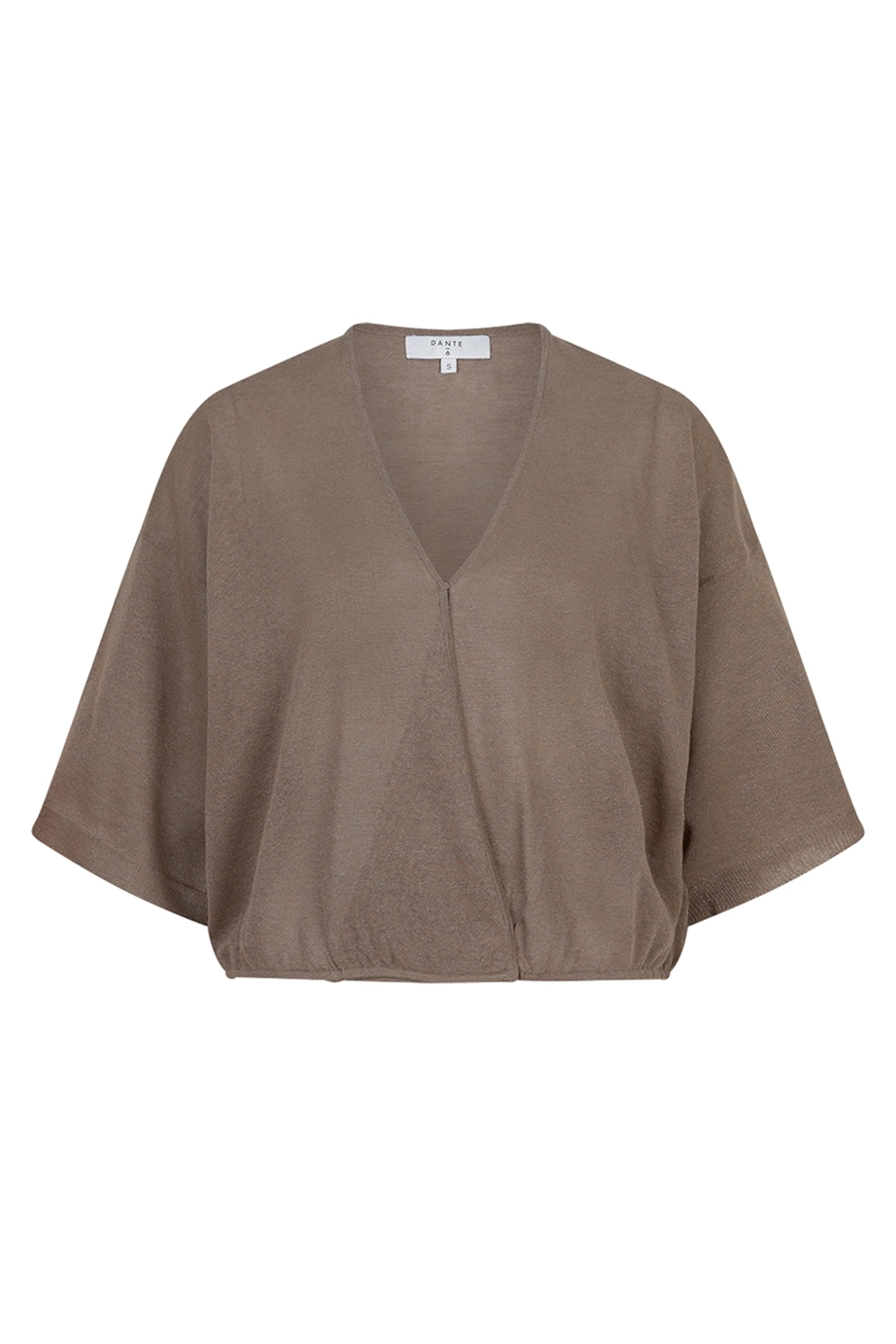 Dames vest bruin