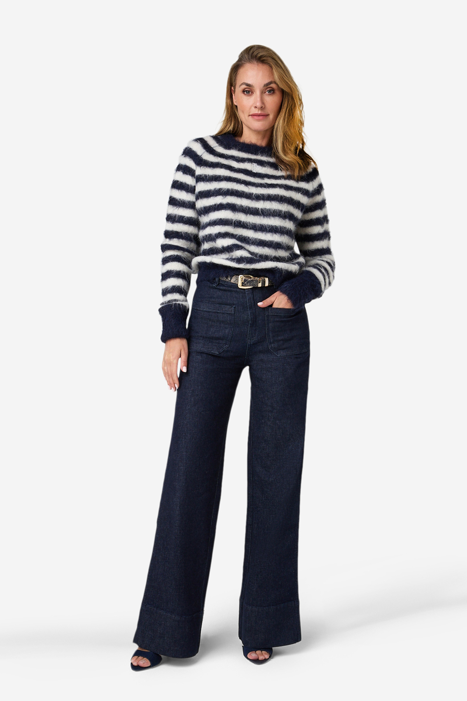 Dames trui blauw