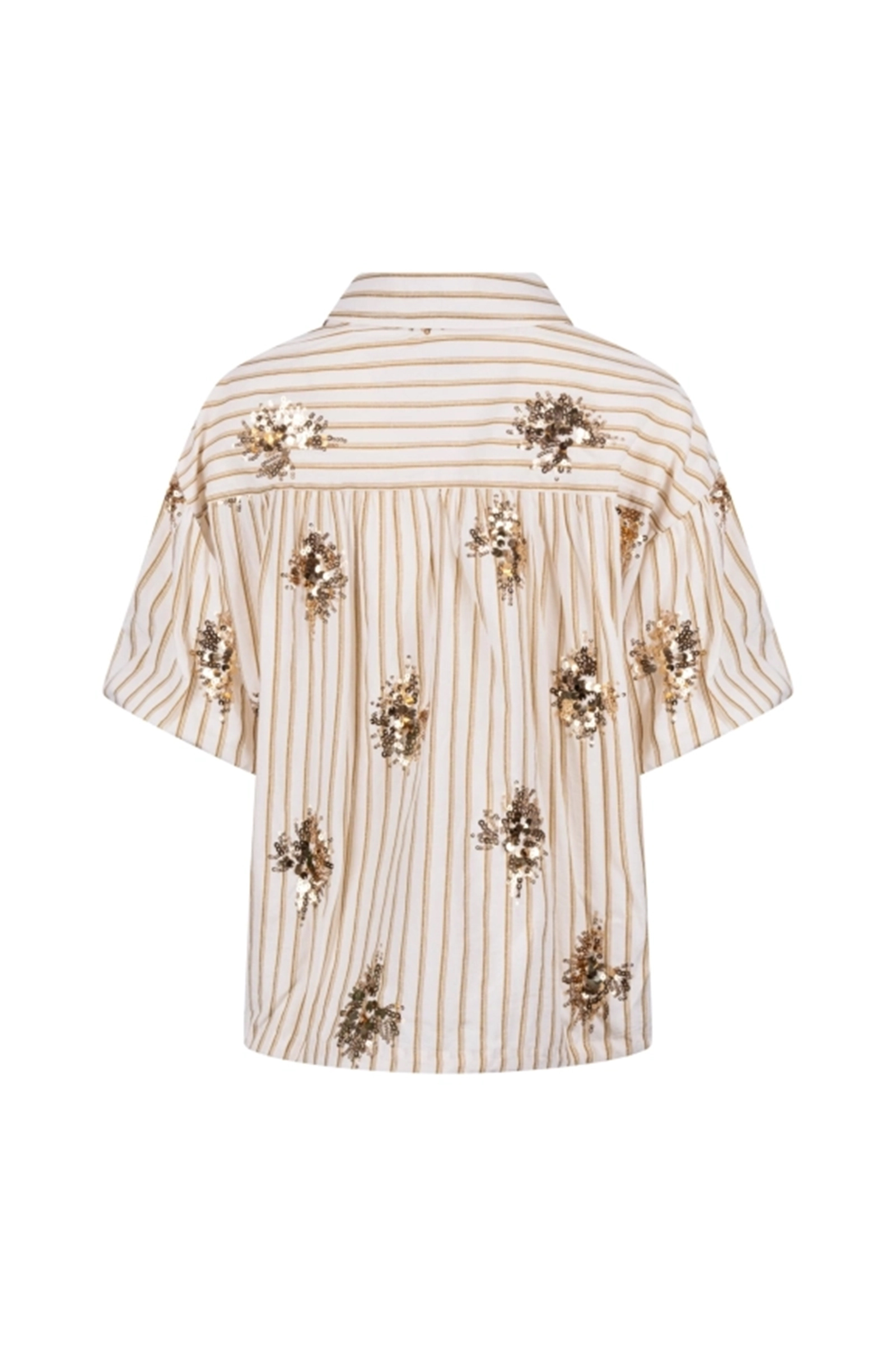 Dames blouse lange mouw ecru