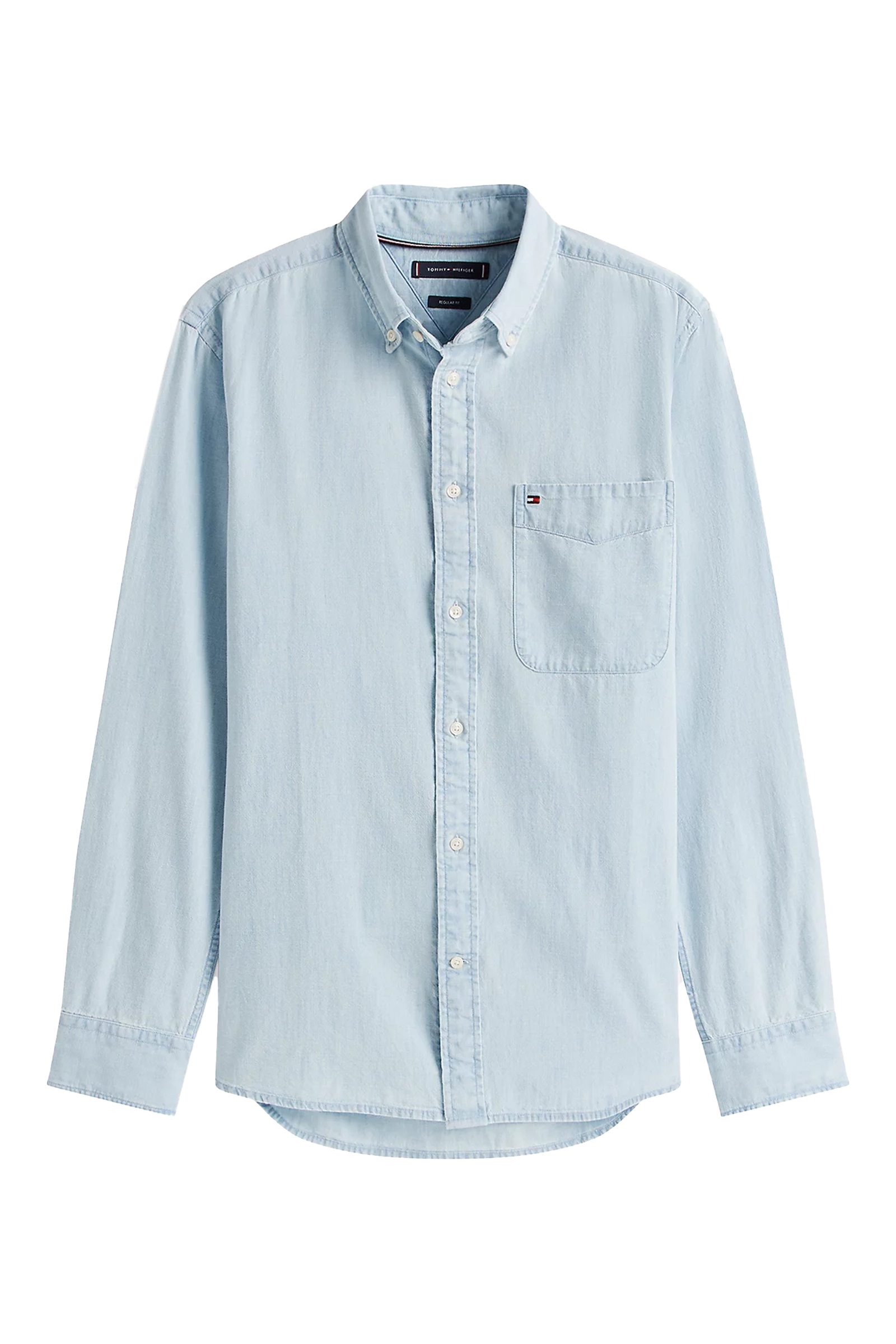 Heren overhemd lm casual blauw
