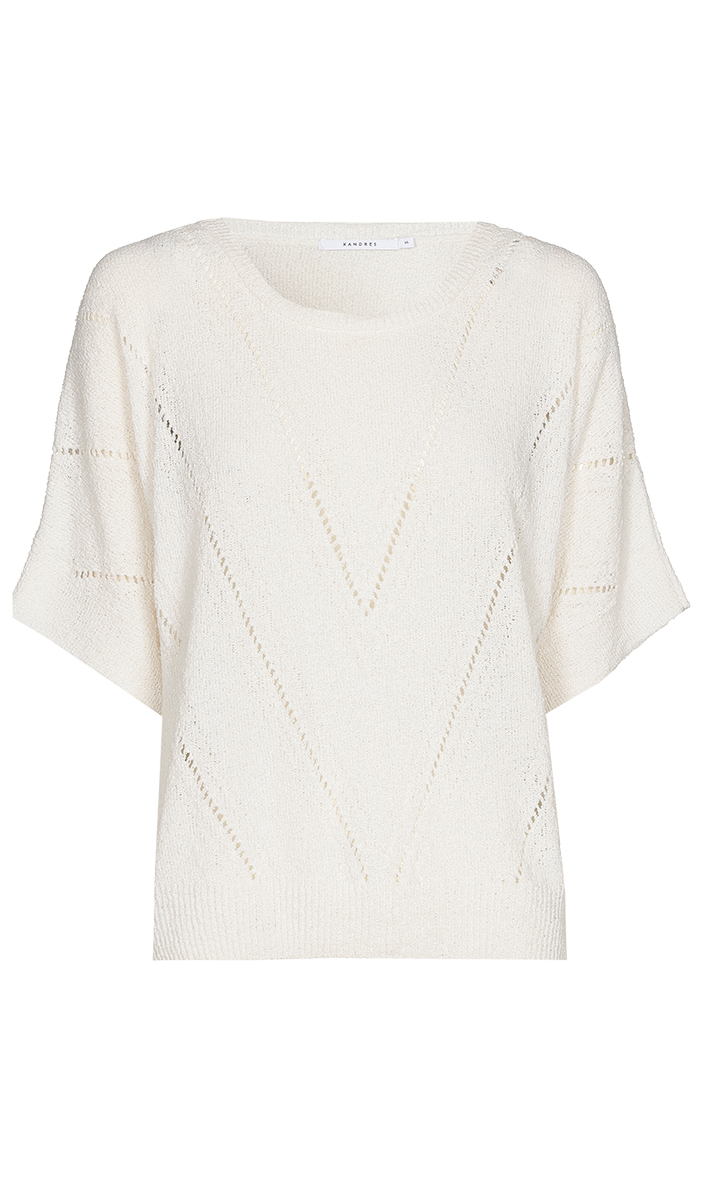 Dames t-shirt korte mouw wit