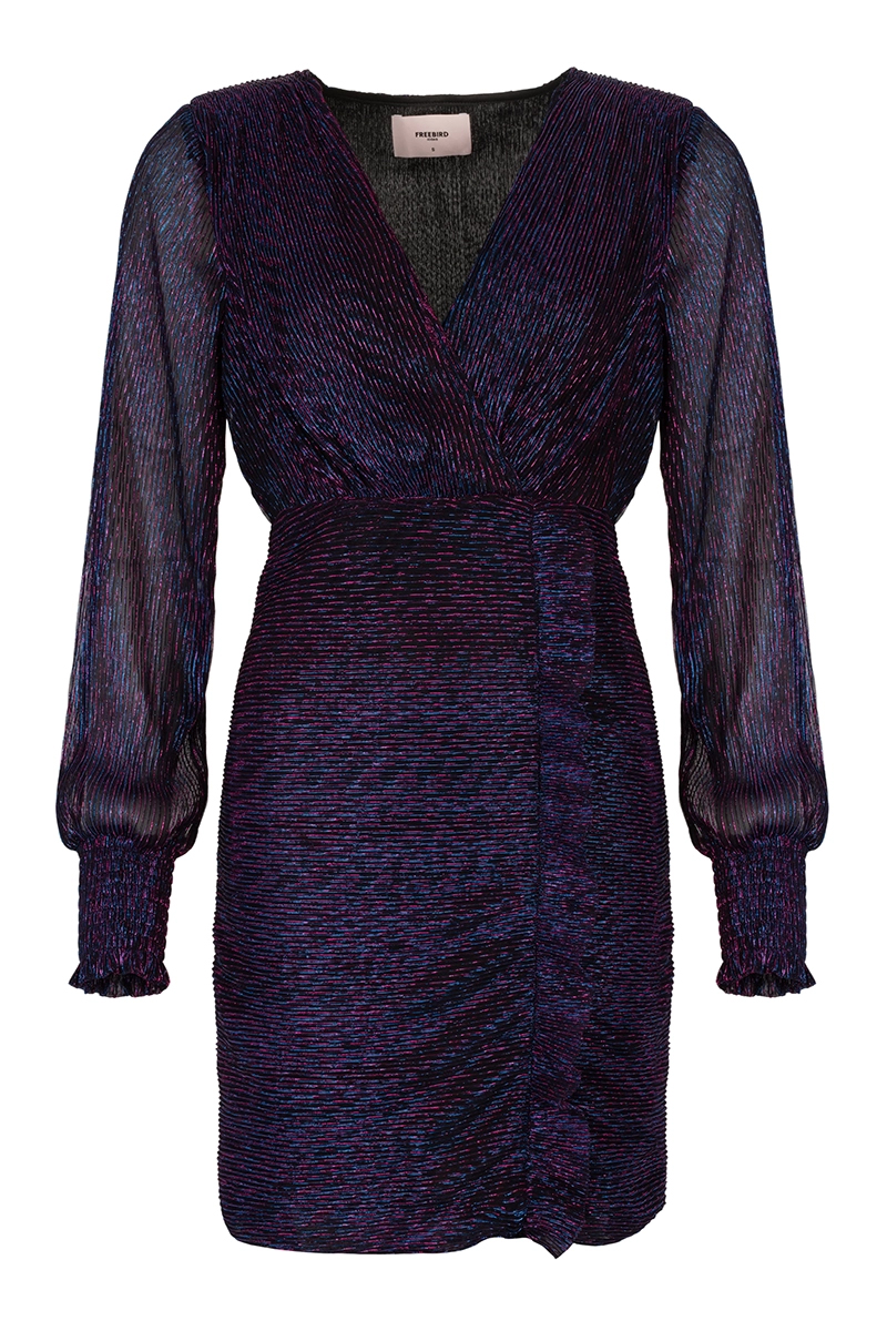 Dames jurk blauw