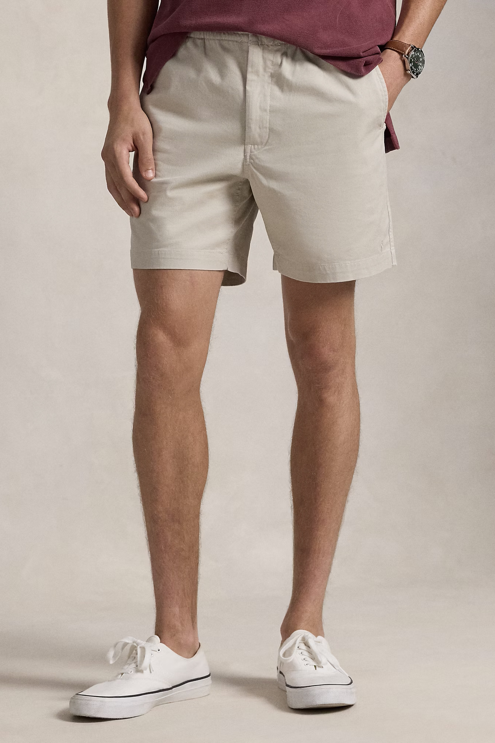 Heren short bruin