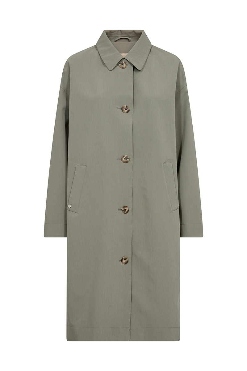 Mos Mosh MMBora Rain Trenchcoat bruin/beige-2 1