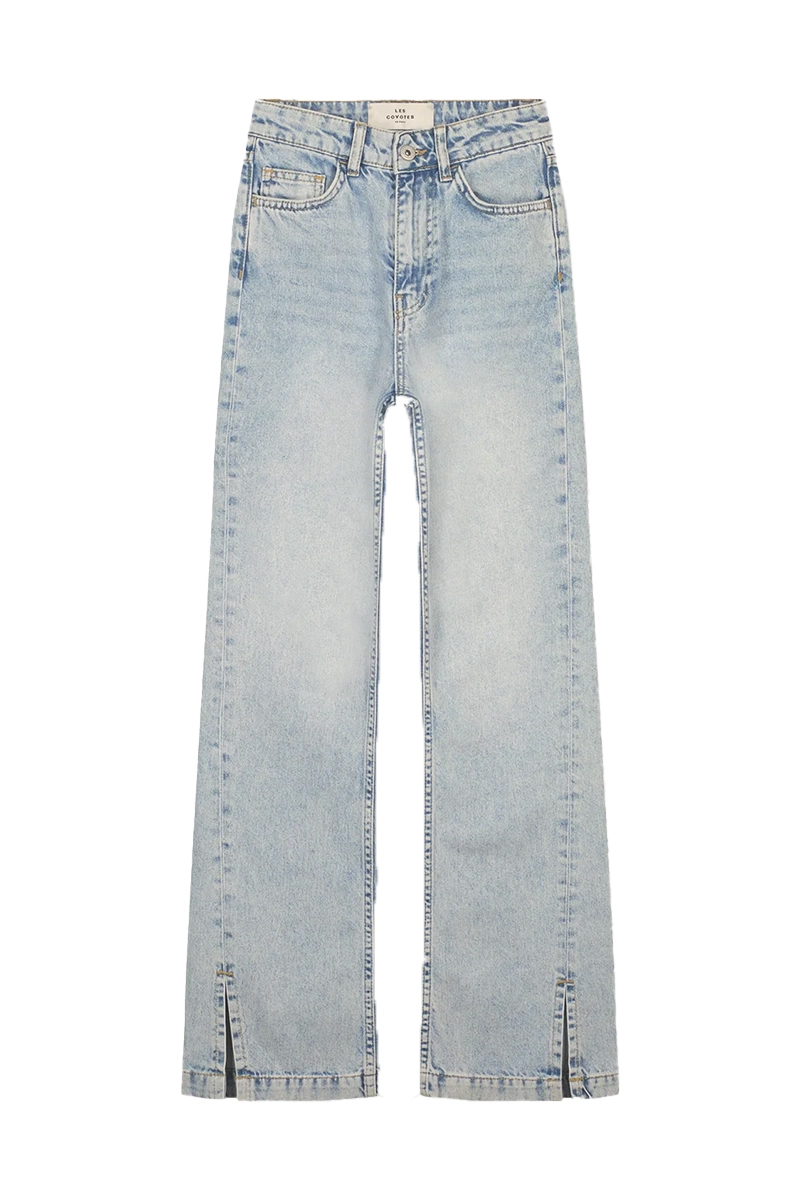 Les Coyotes De Paris Flare denim Blauw-1 1