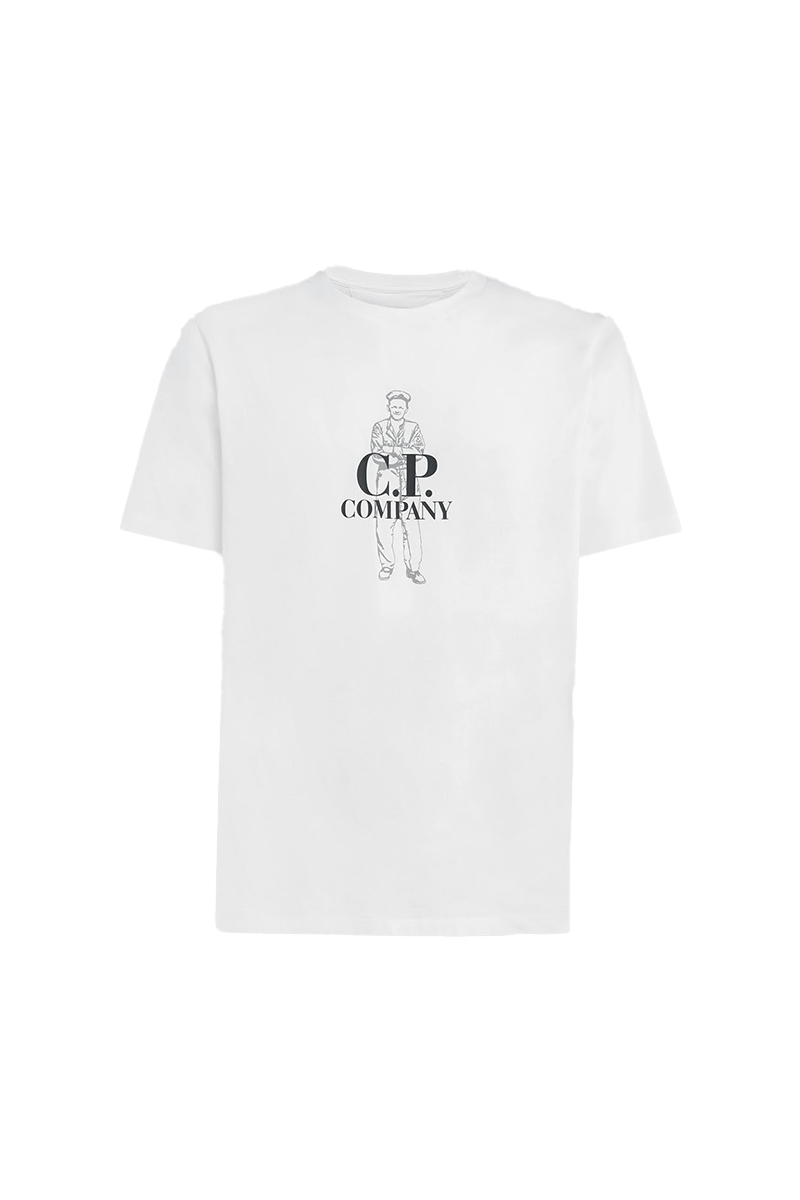 C.P. Company jersey british sailor tshirt Wit-1 1