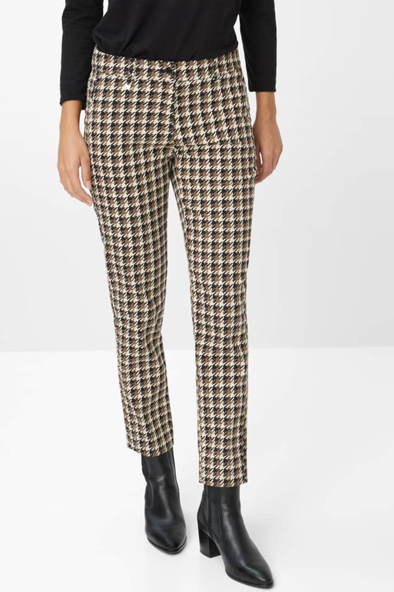 Dames short bruin