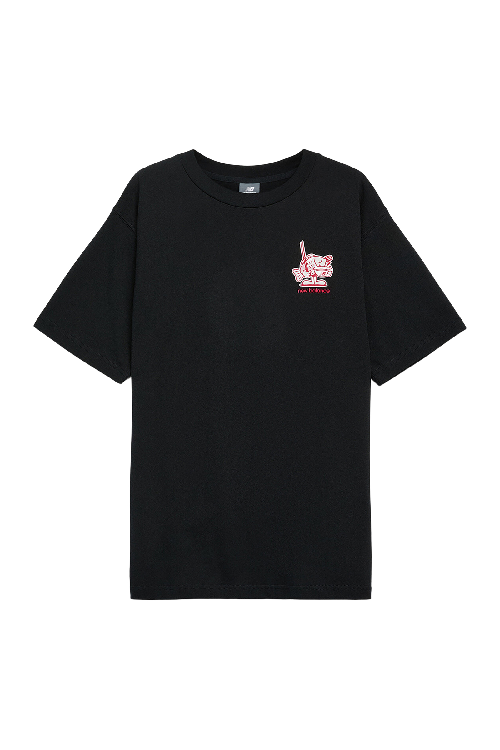 Casual heren t-shirt km zwart