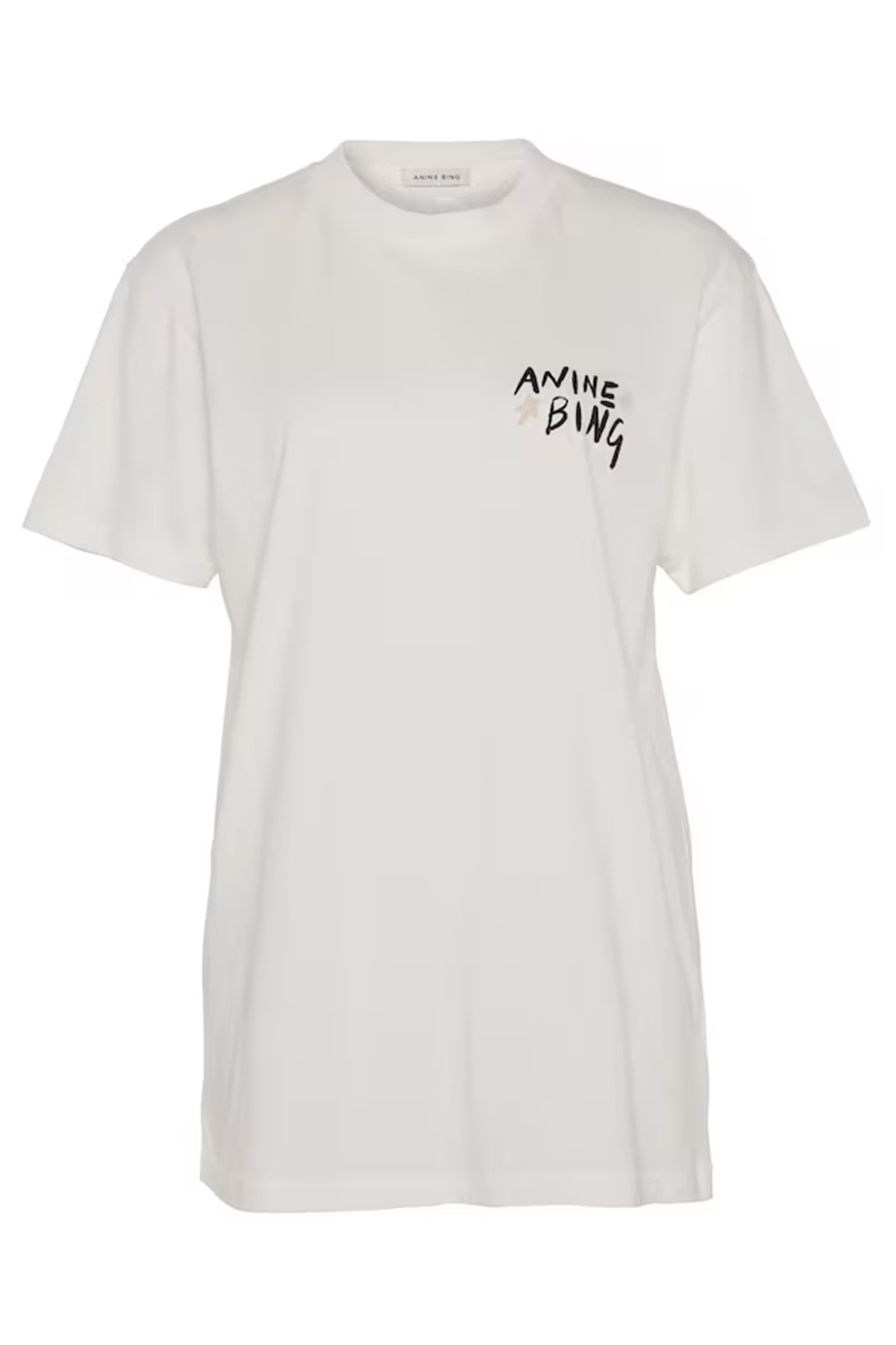 Dames t-shirt korte mouw ecru