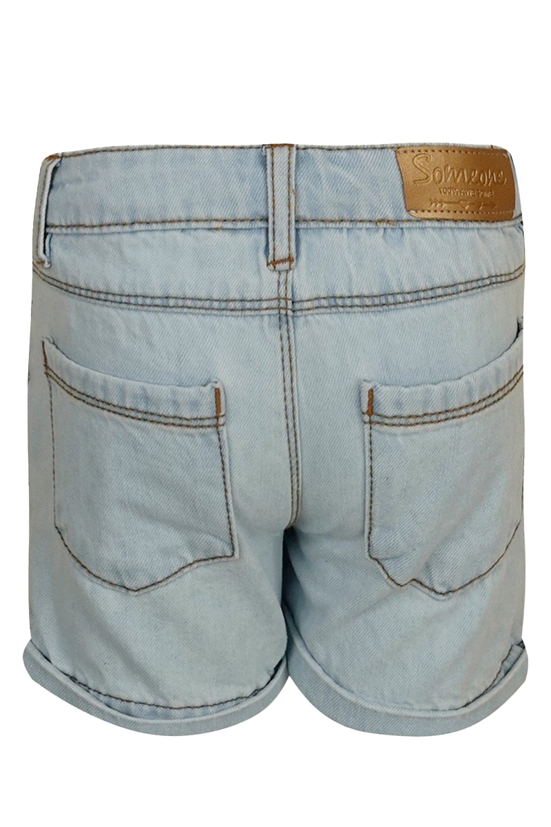 Meisjes short blauw