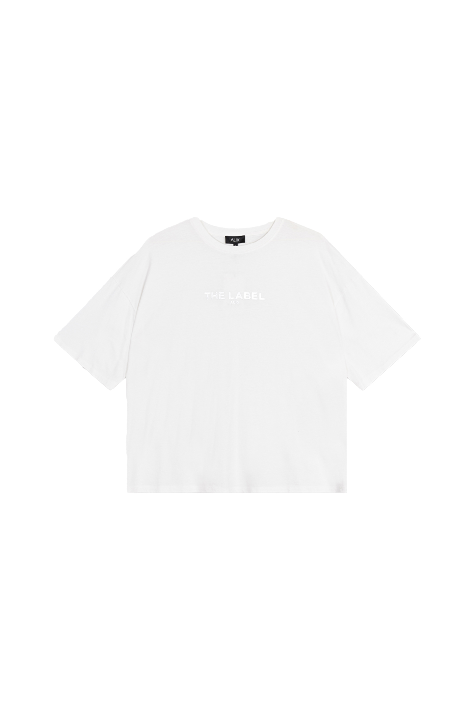 Dames t-shirt korte mouw ecru